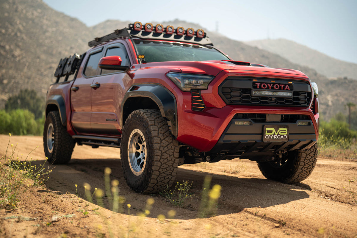 2024 2025 Toyota Tacoma Double Cab Rock Sliders DV8 Offroad
