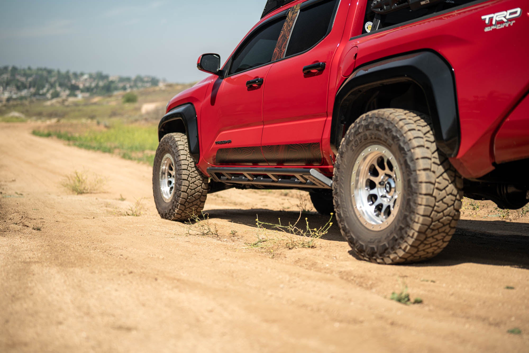 2024 2025 Toyota Tacoma Double Cab Rock Sliders DV8 Offroad