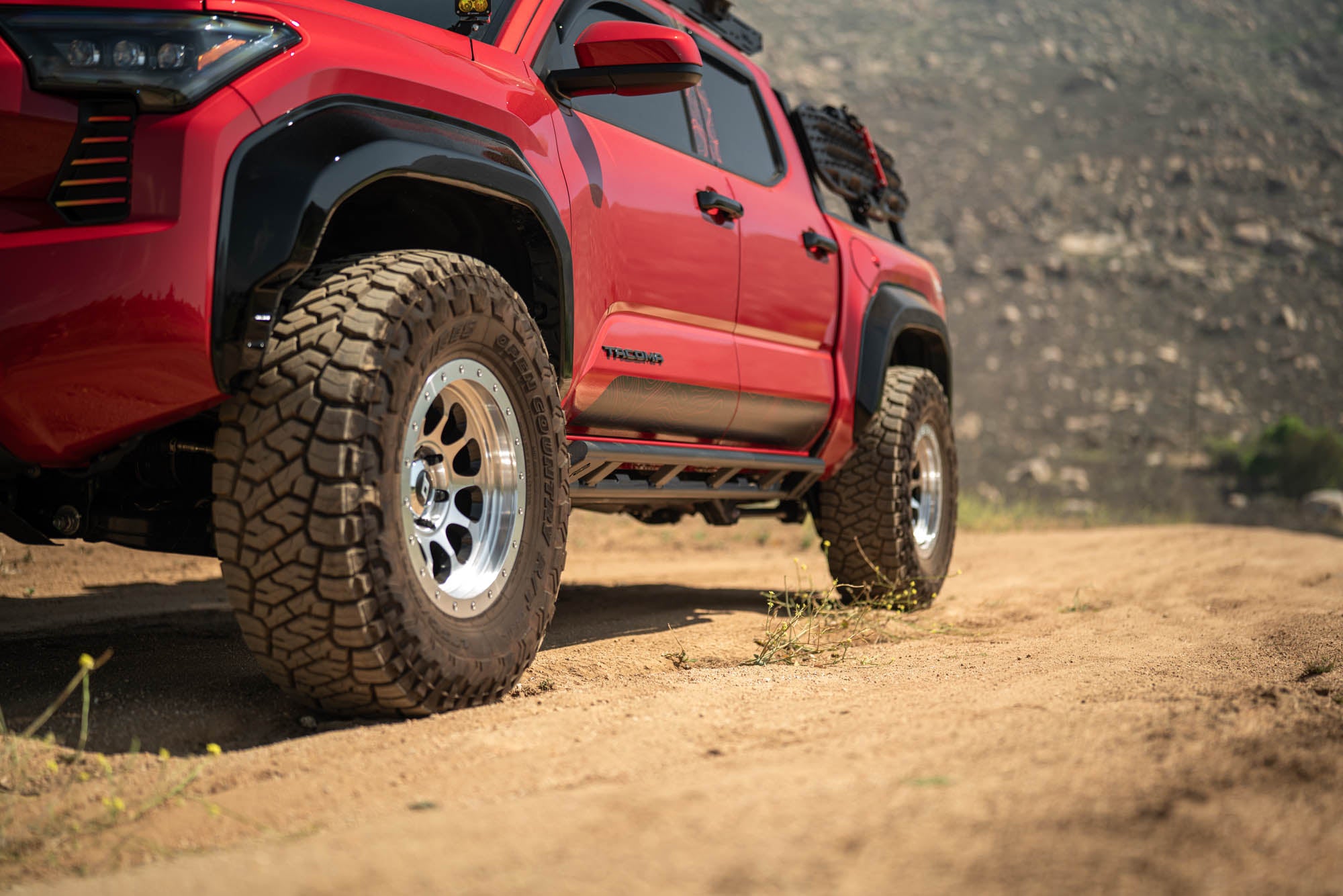 2024 2025 Toyota Tacoma Double Cab Rock Sliders DV8 Offroad