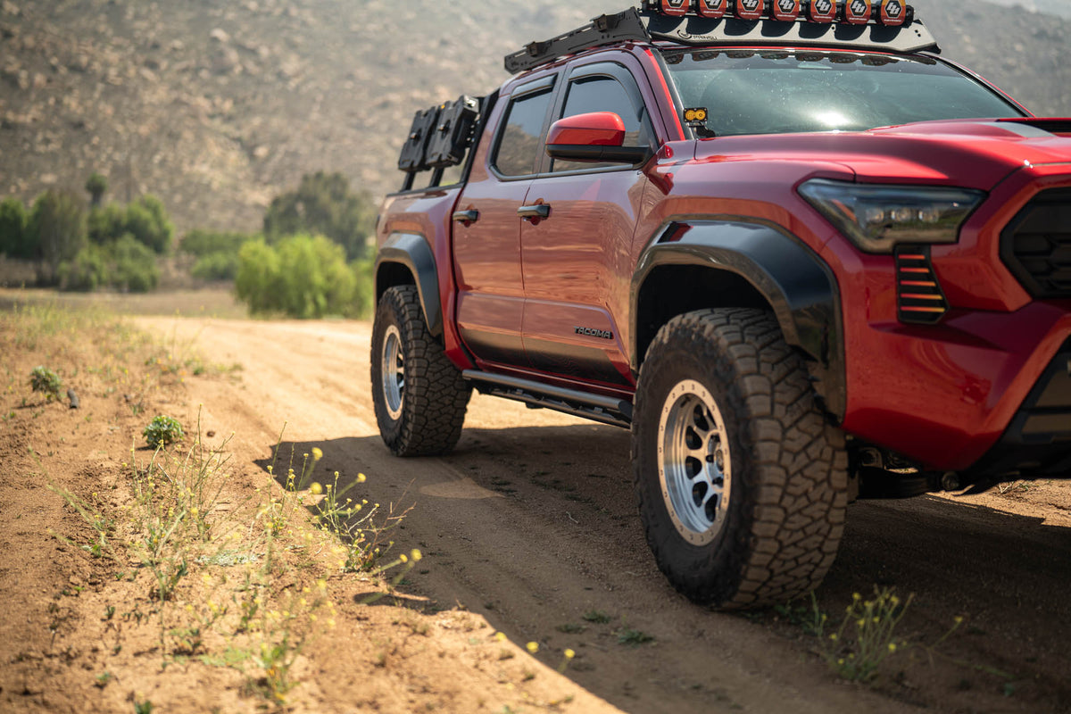 2024 2025 Toyota Tacoma Double Cab Rock Sliders DV8 Offroad