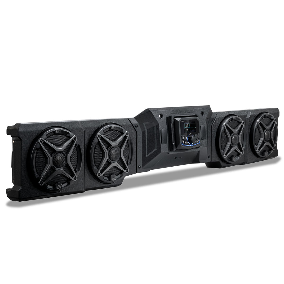 CanAm Defender | 2018-2026 HD10 & 2026 HD11 | Plug-&-Play 4-Speaker Overhead Sound Bar w/JVC MR305 Bluetooth