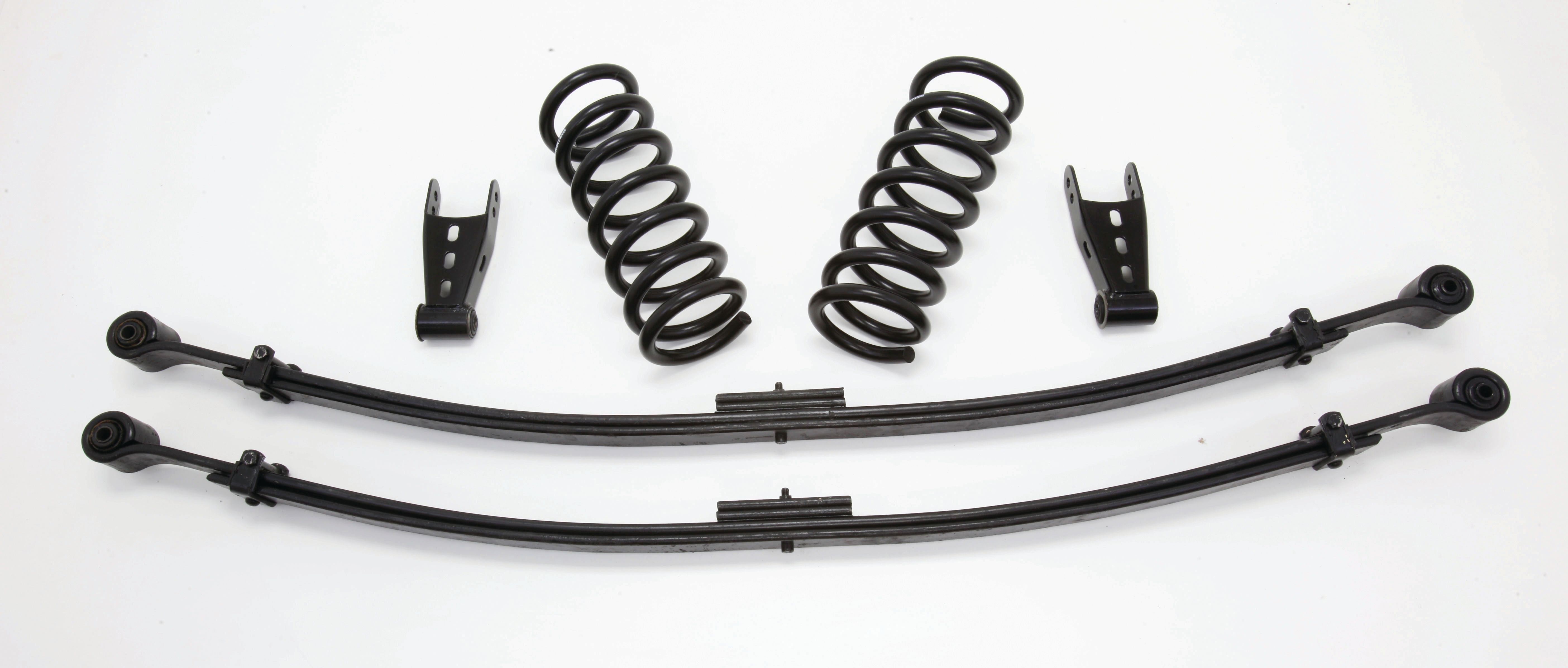 W9924EX-2WD 1999-06 CHEVY (COIL FRONT-END) 2/4" Economy Drop Kit (Coil Springs, Leaf Springs,& Shackles)