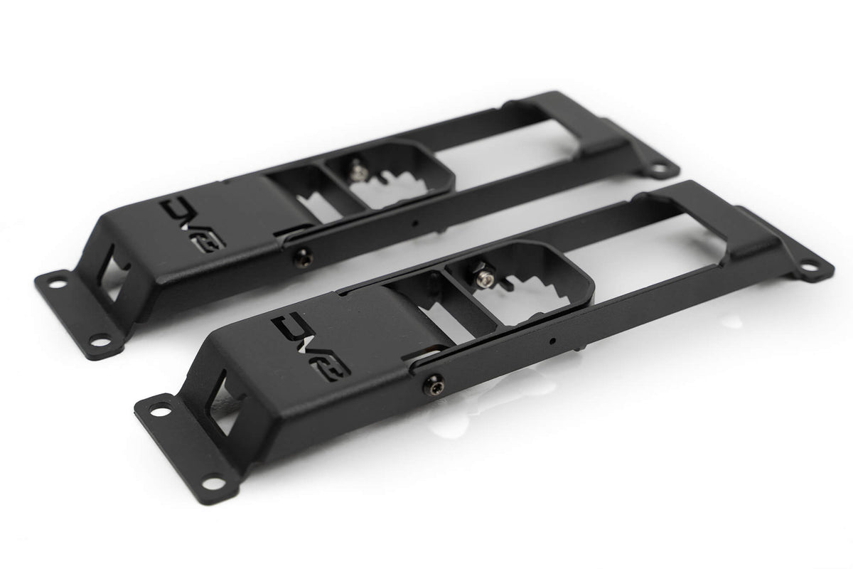 2007 2025 Jeep Gladiator JT Wrangler JK, JKU, JL, JLU Hinge Mounted Steps DV8 Offroad