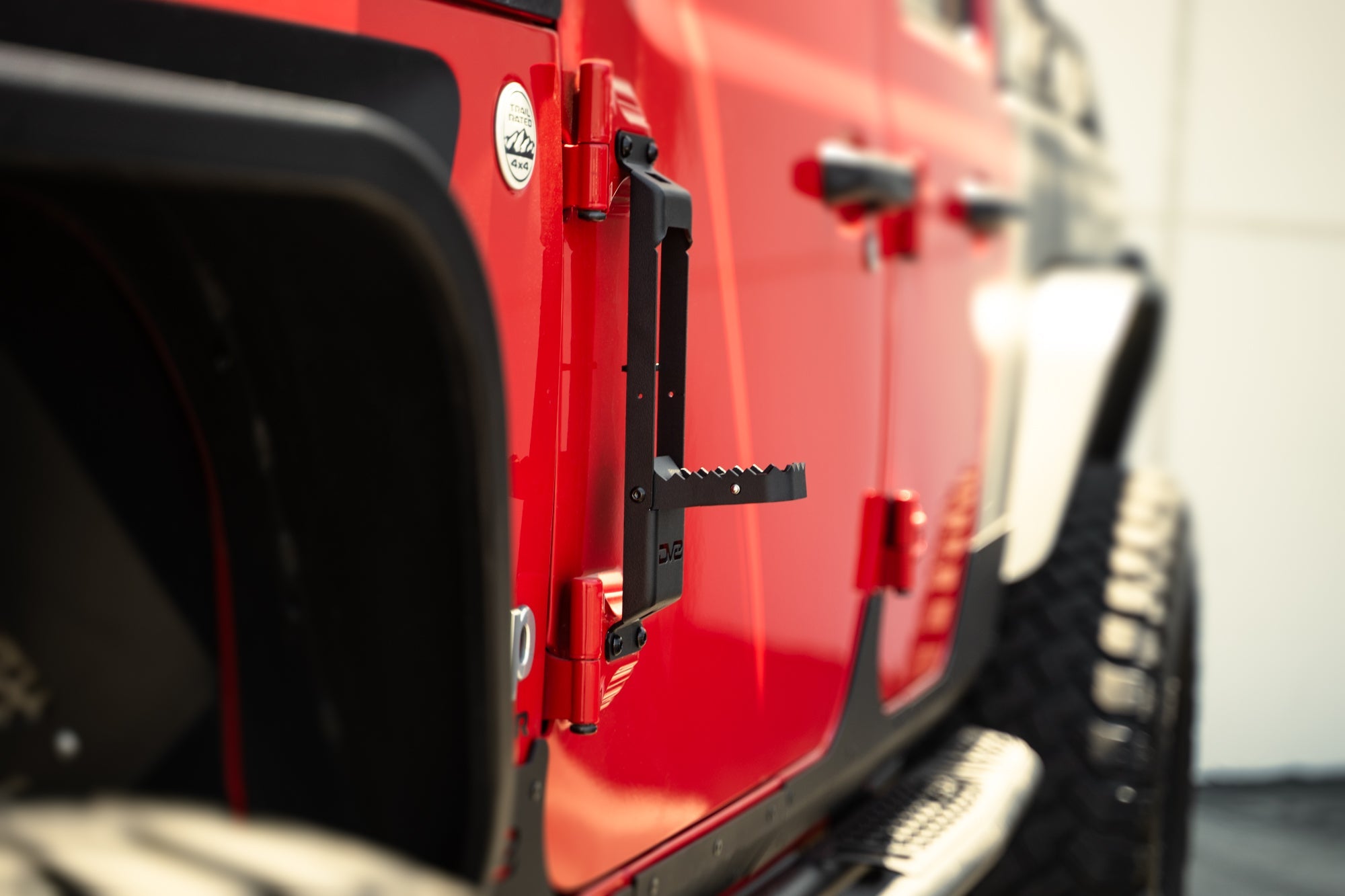 2007 2025 Jeep Gladiator JT Wrangler JK, JKU, JL, JLU Hinge Mounted Steps DV8 Offroad