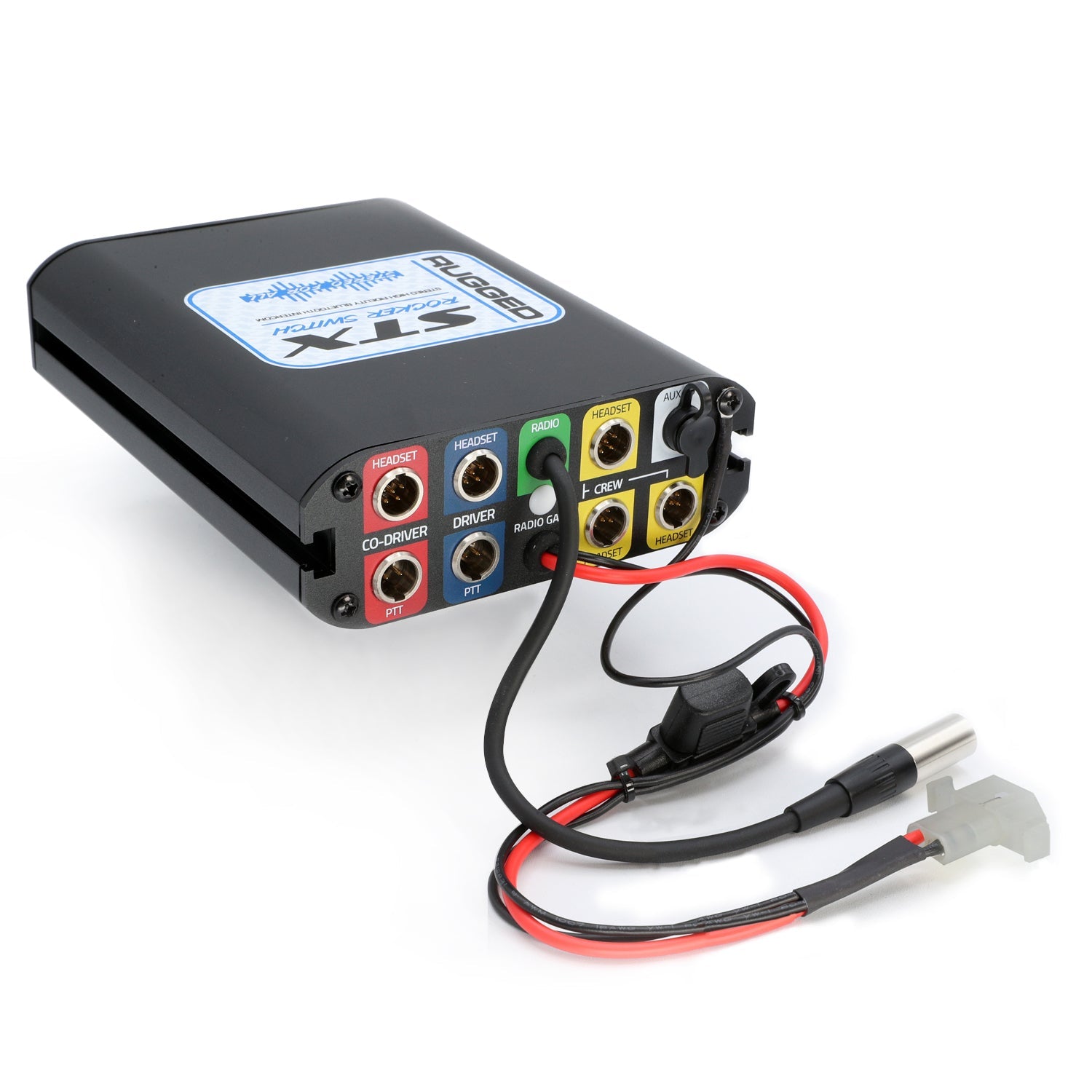 STX STEREO Remote Head Complete Master Communication Kit with Intercom and 2-Way Radio - M1 VHF Business Band