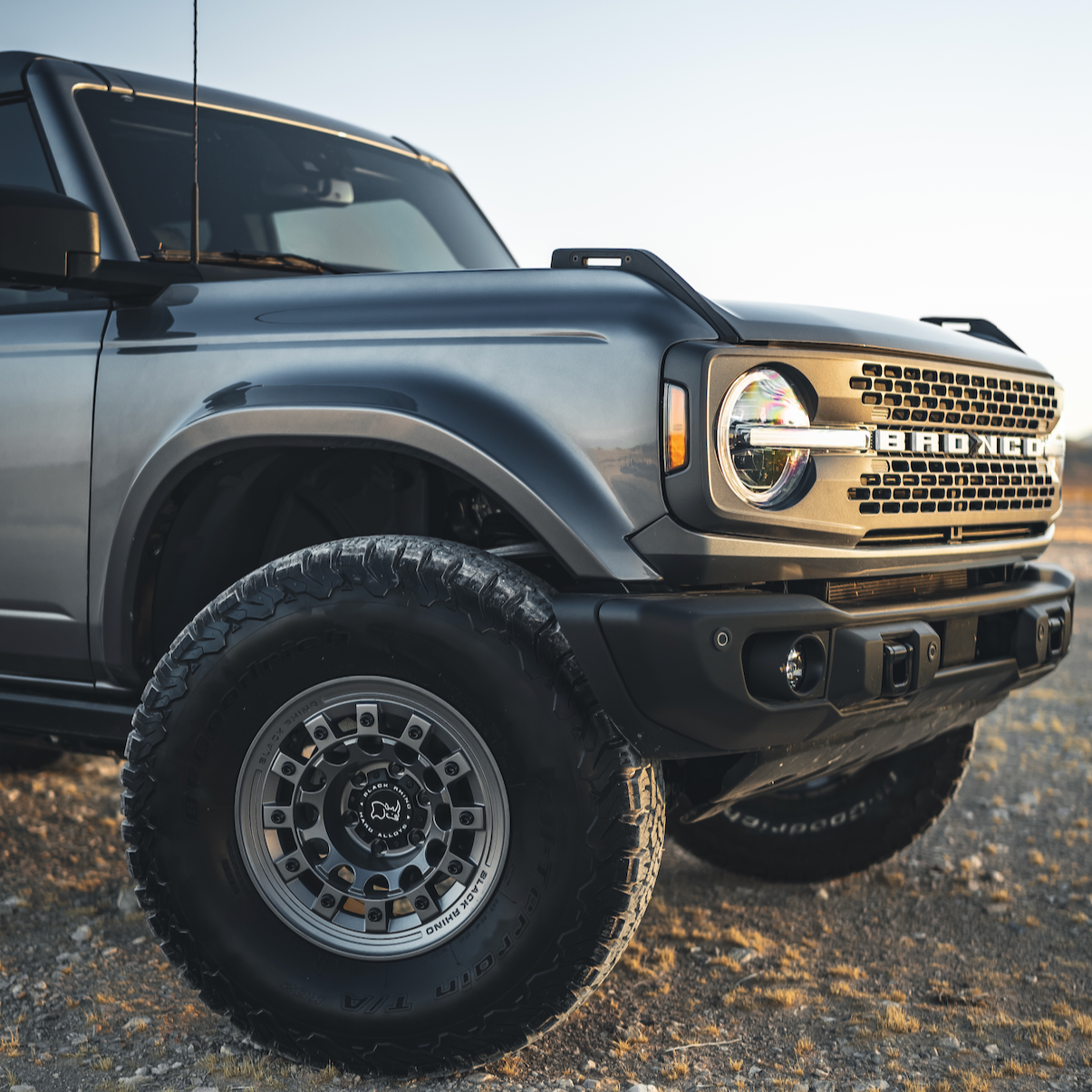 2021-2025 Ford Bronco fenders showcasing rugged design and enhanced off-road capability for adventure enthusiasts.