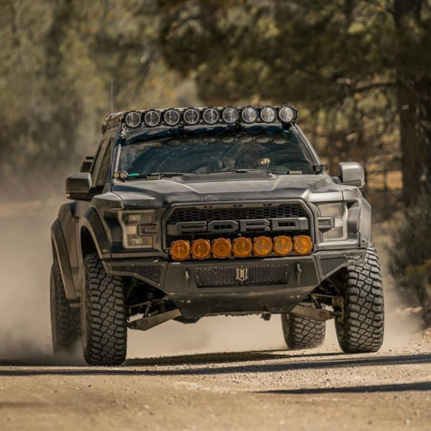 2017-2020 Ford Raptor fenders enhance off-road performance and style, designed for rugged terrain and durability.