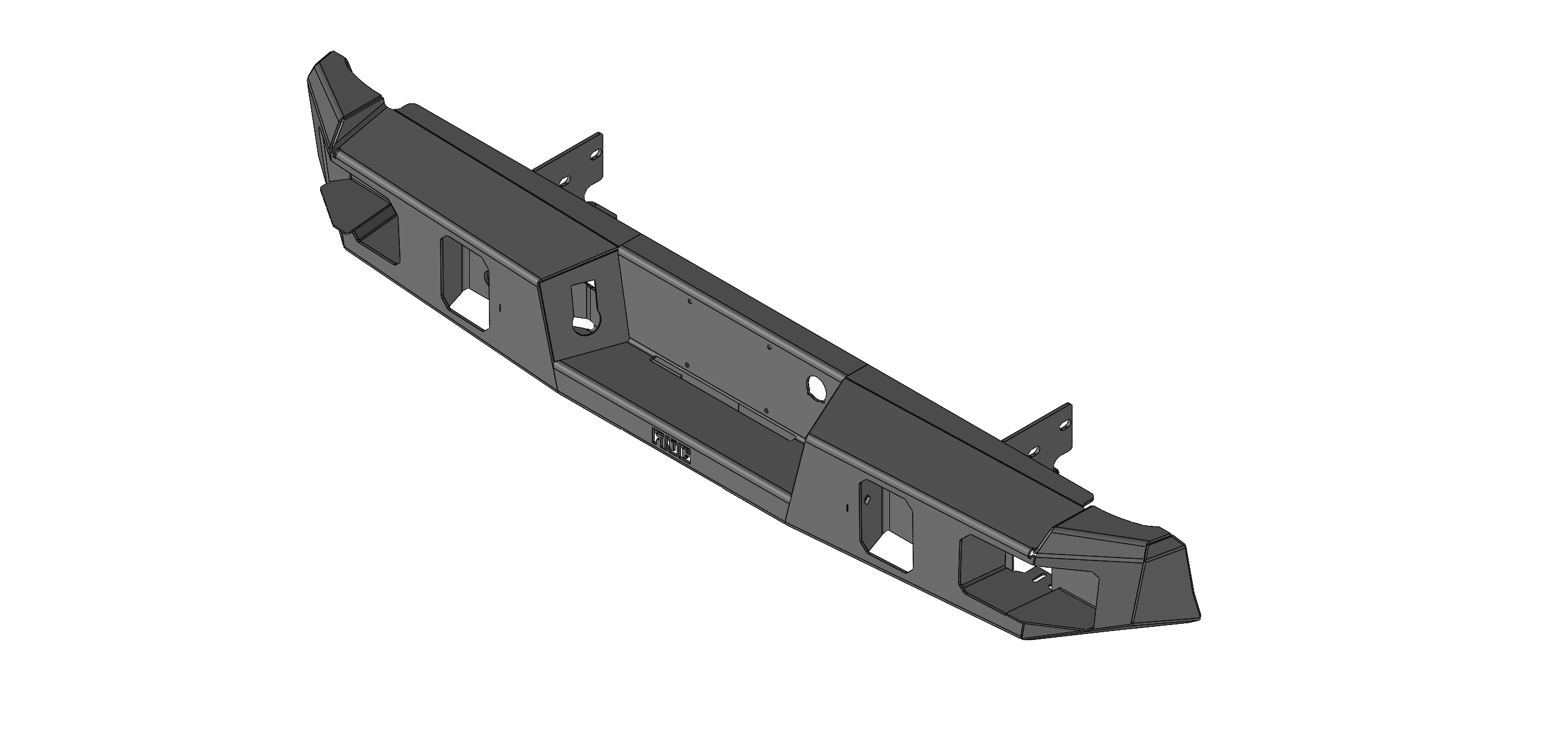 Steel Demon Series 2003-2007 Chevy 2500/3500 Rear Bumper