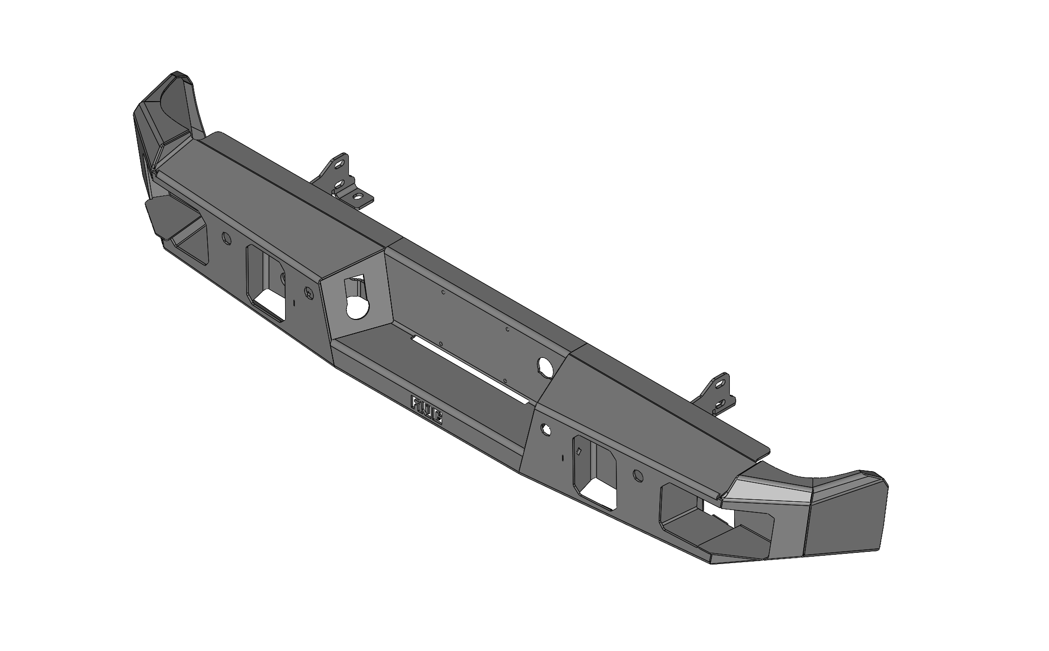 Steel Demon Series 2014-2015 Chevy 1500 Rear Bumper