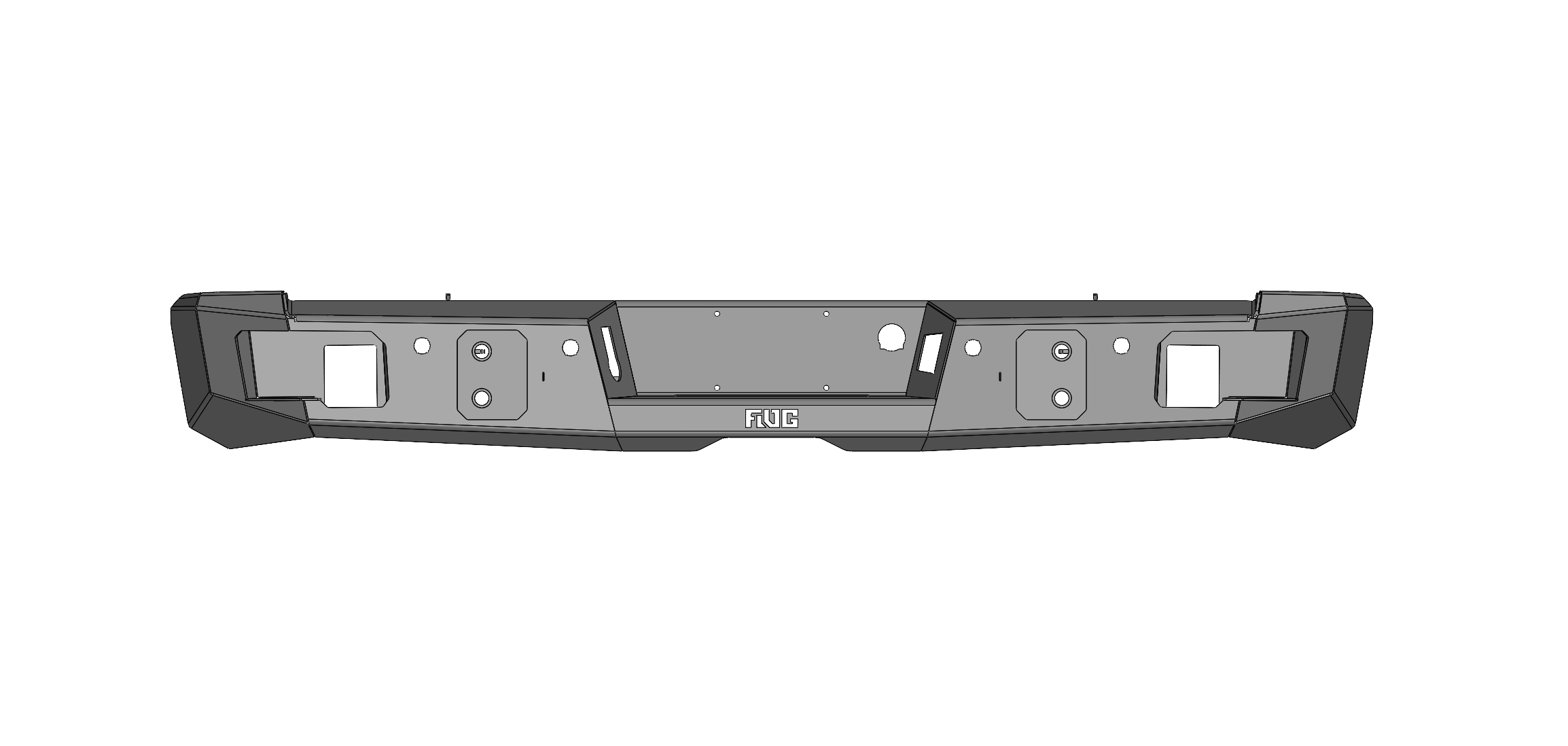 Steel Demon Series 2016-2018 Chevy 1500 Rear Bumper