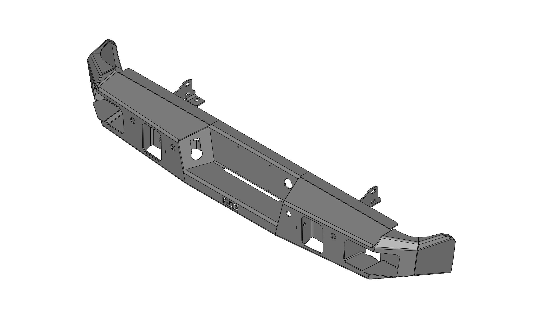 Steel Demon Series 2016-2018 Chevy 1500 Rear Bumper