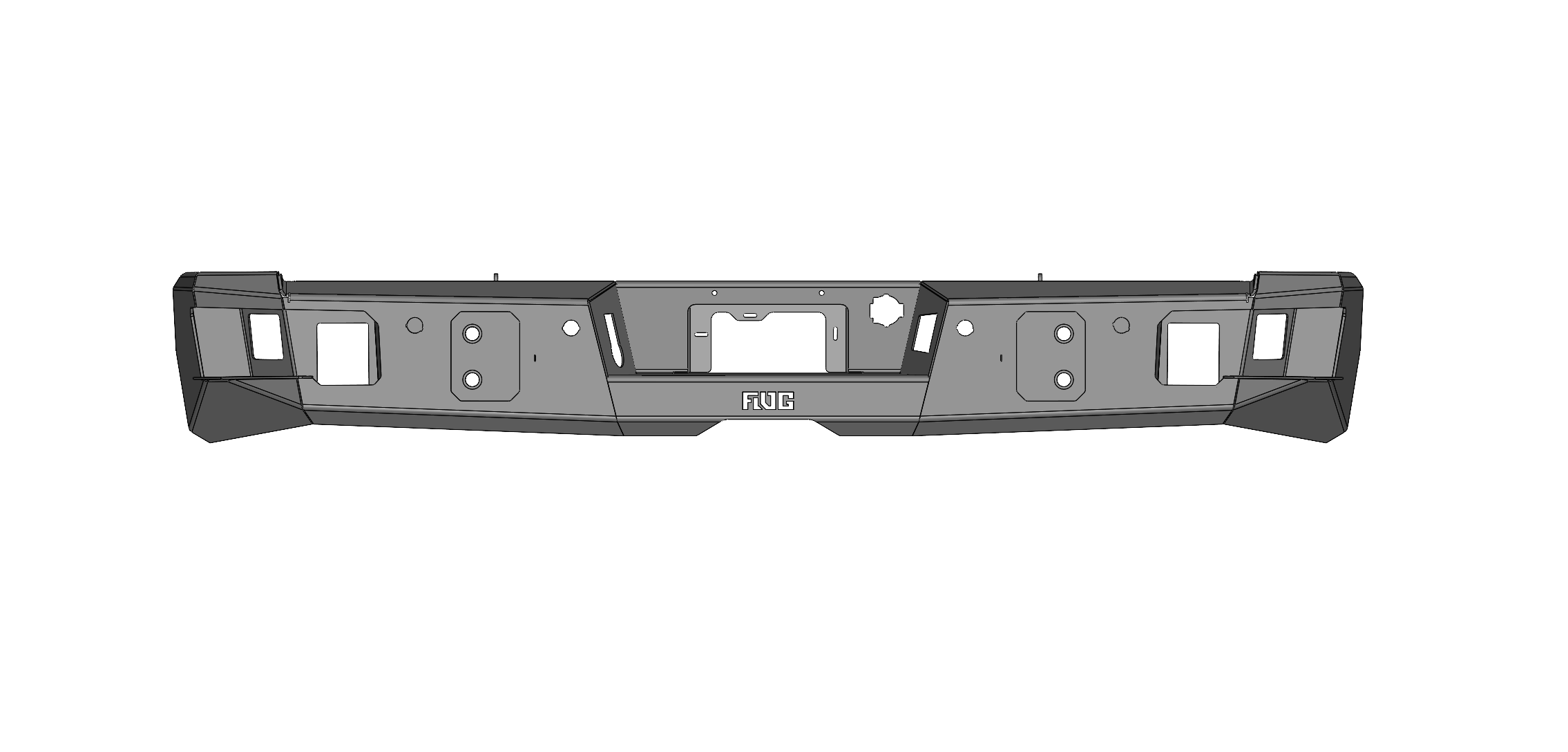 Steel Demon Series 2024+ GMC 2500/3500 Rear Bumper