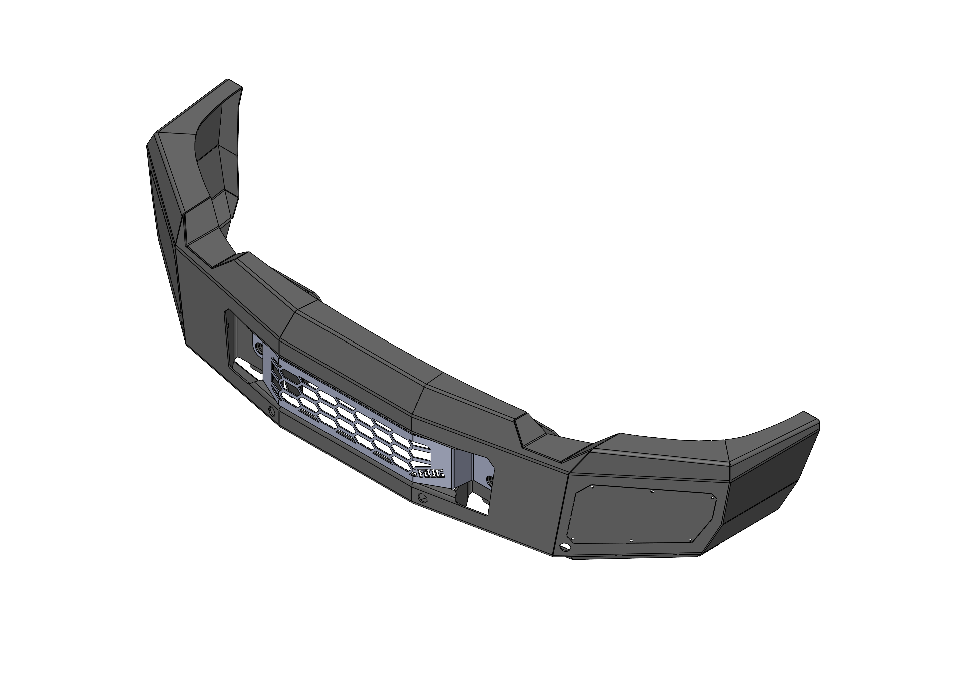 Steel Demon Series 2020-2023 GMC 2500/3500 Front Bumper