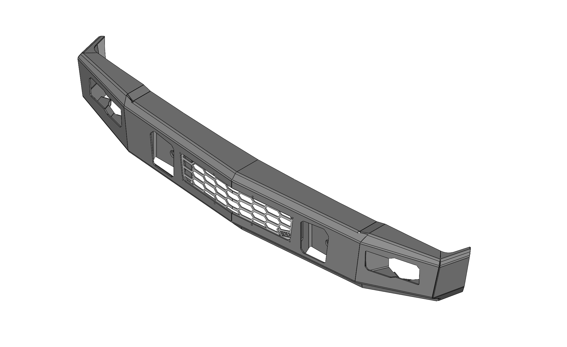 Steel Demon Series 1981-1987 GMC 1500/3500 Front bumper
