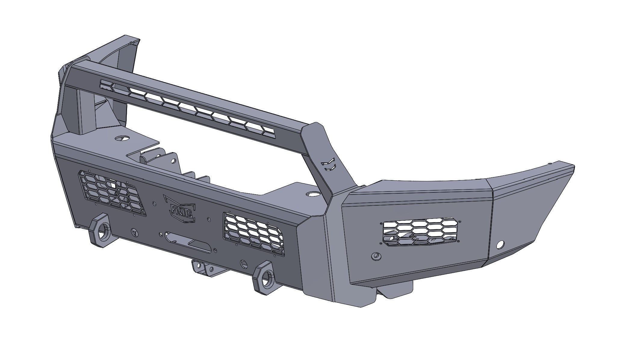 Frontier Series 2025+ Dodge Ram 2500/3500 Front Bumper - Bull Bar