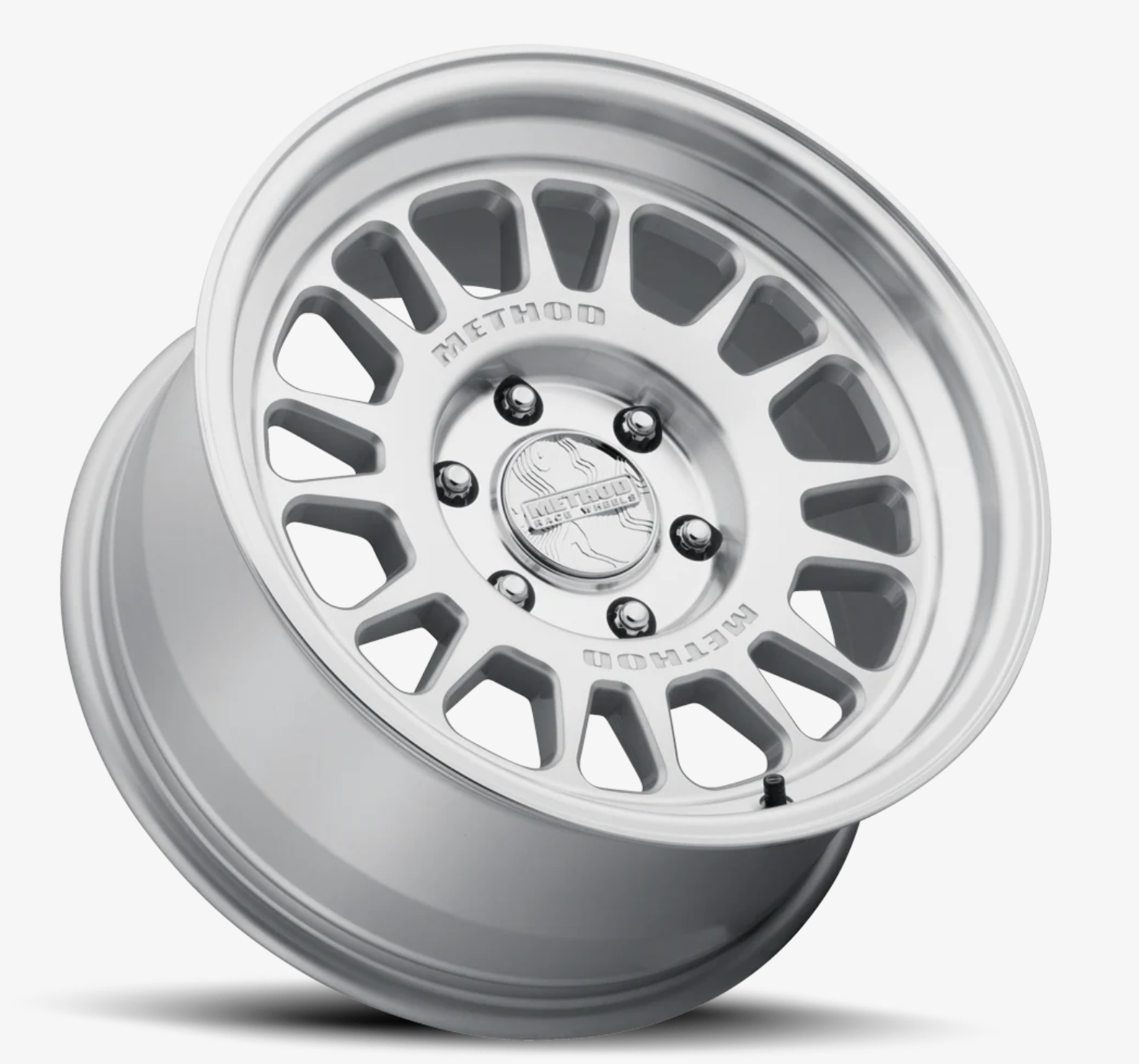 Method MR318 17x8.5 / 6x5.5 BP / 0mm Offset / 106.25mm CB Machined-Clear Coat