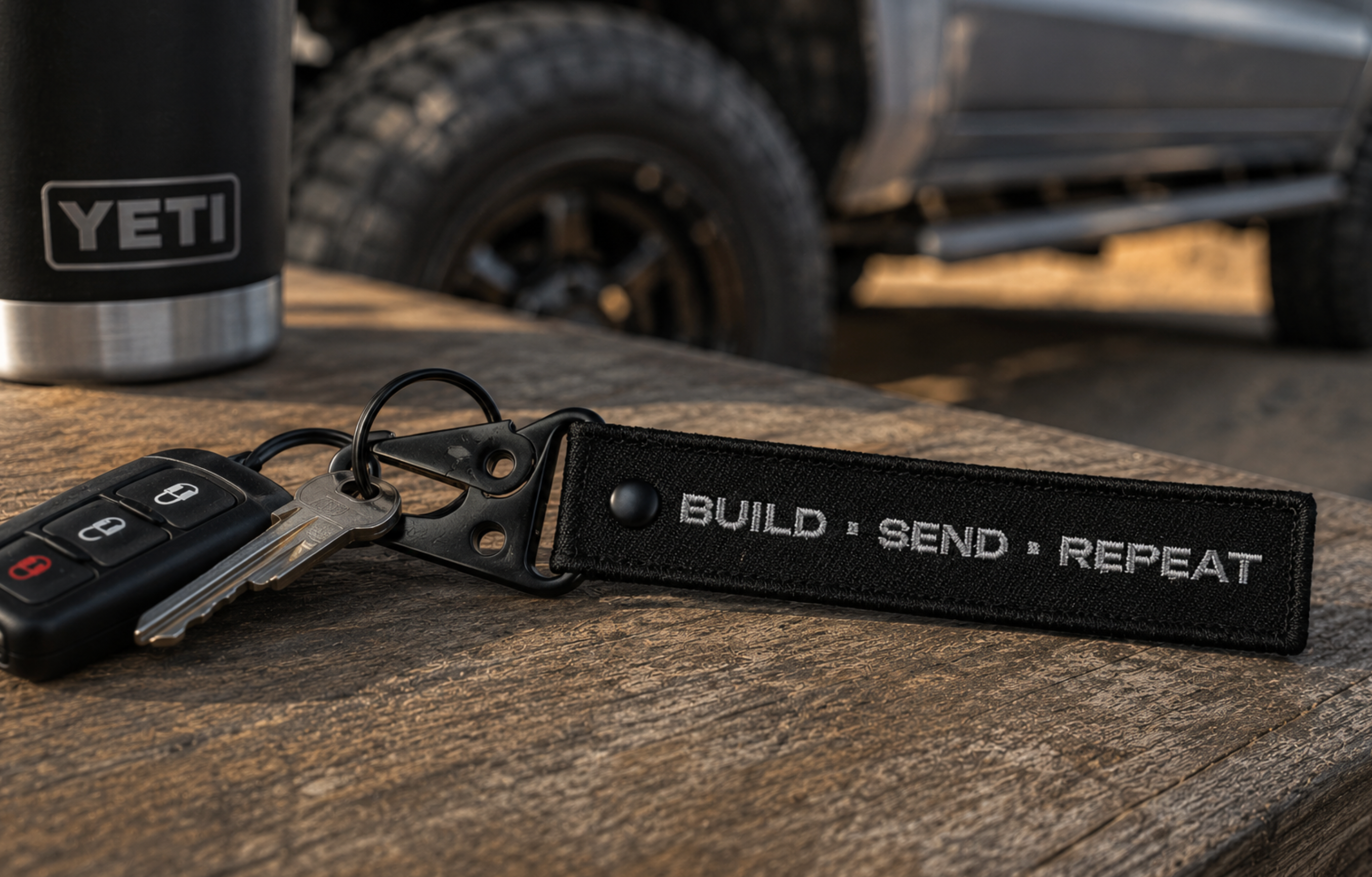 Battle Born Offroad Embroidered Key Lanyard