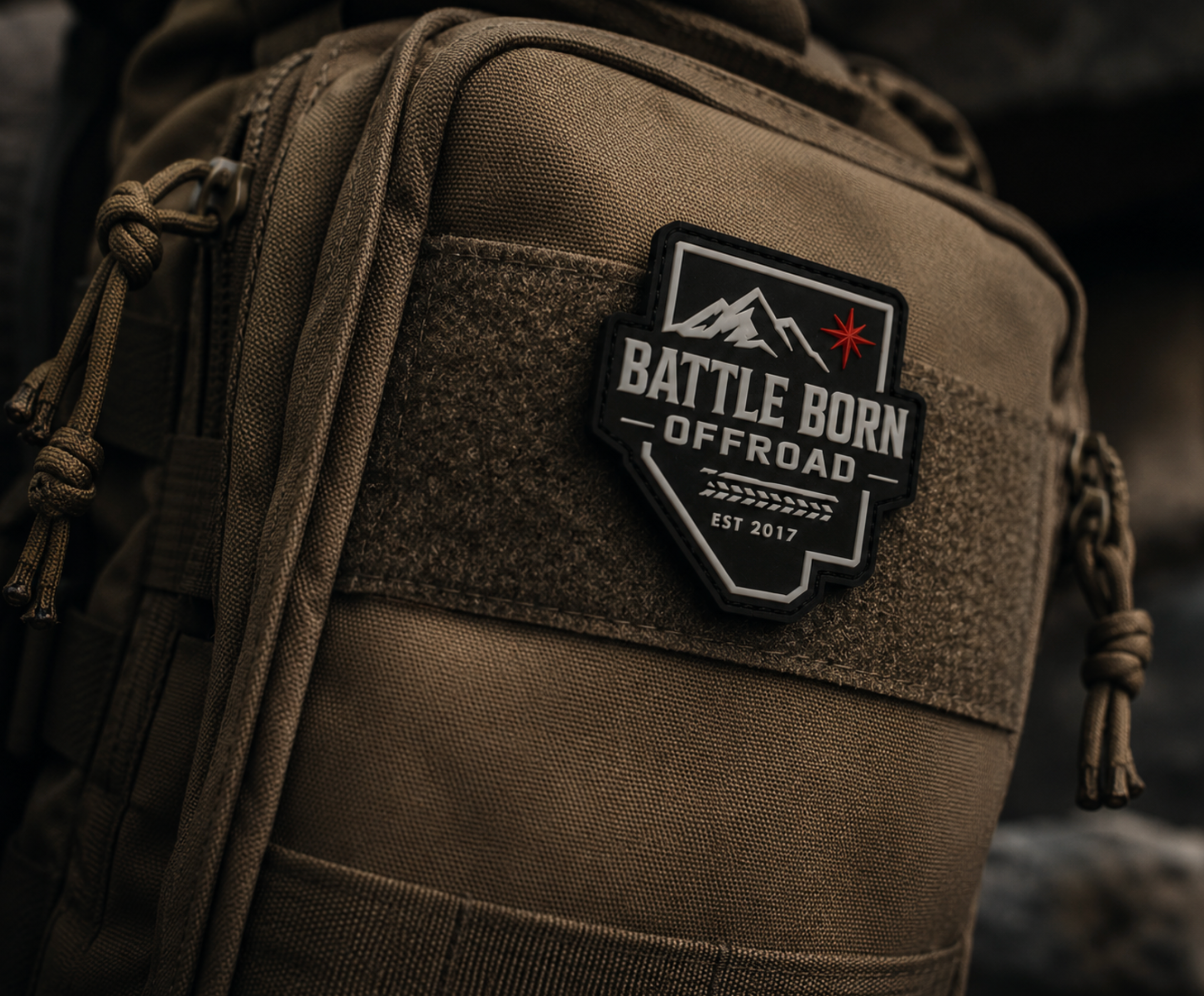Battle Born Offroad Nevada Heritage PVC Velcro Patch