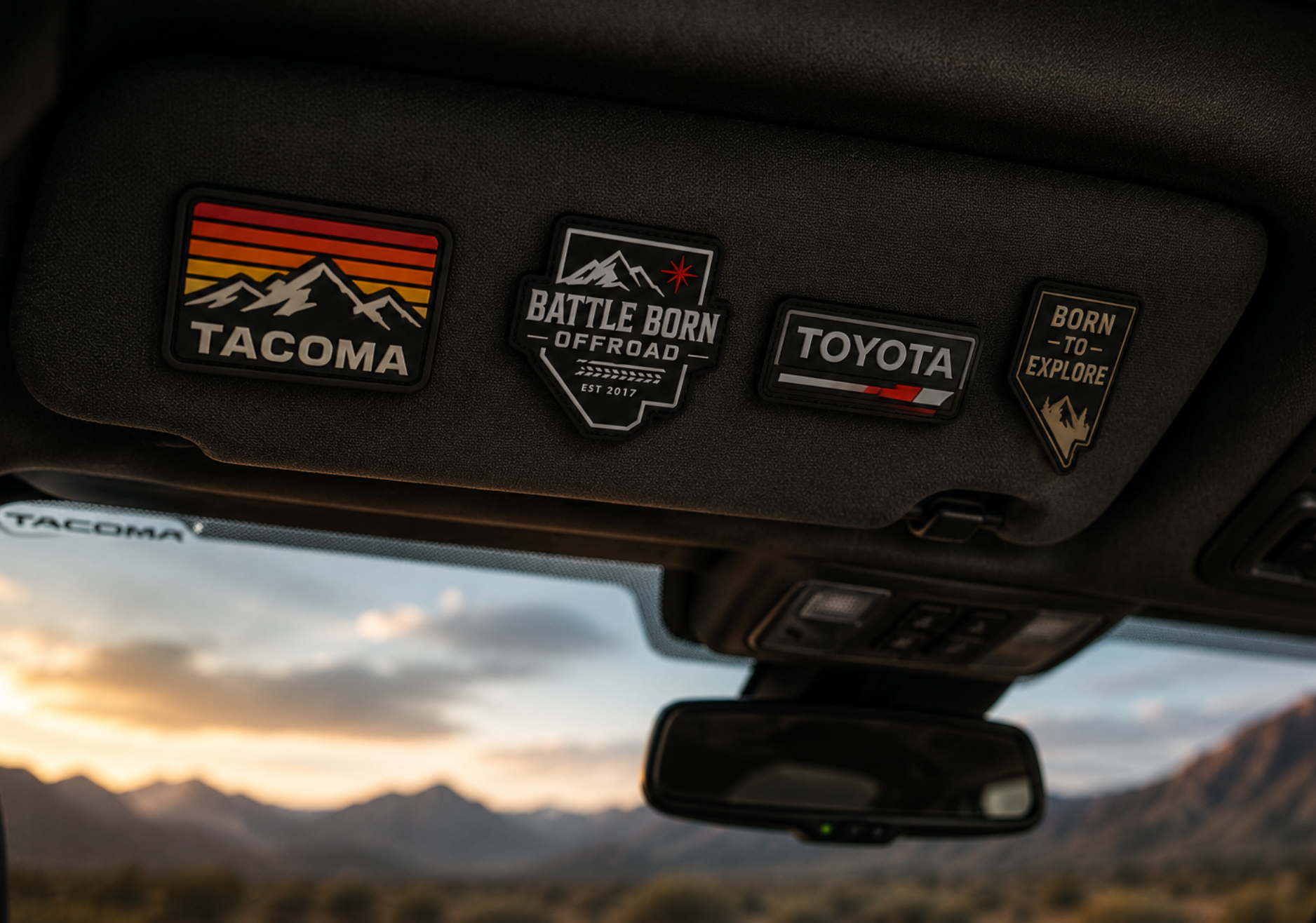 Battle Born Offroad Nevada Heritage PVC Velcro Patch