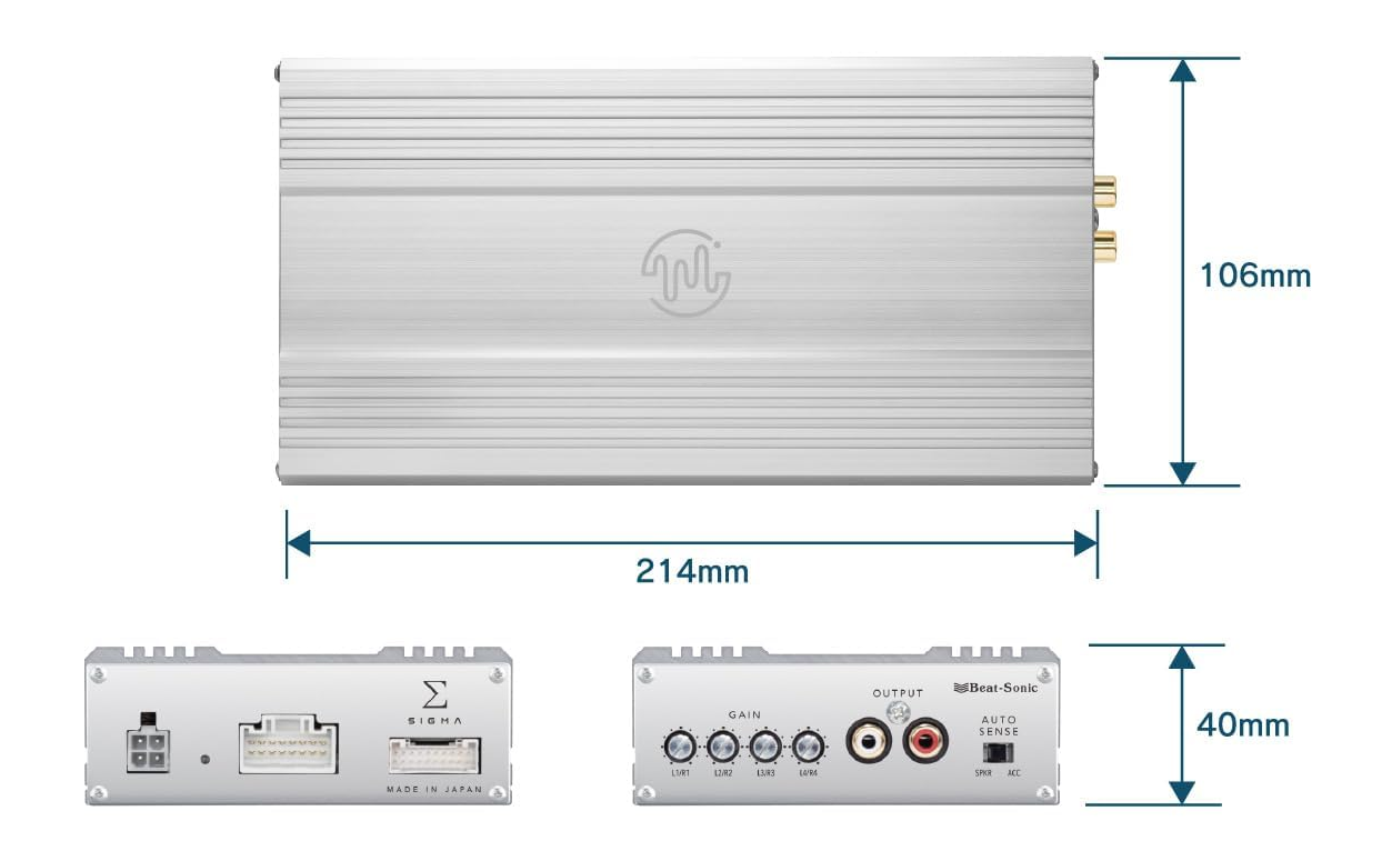 Plug & Play Amplifier Kit for Lexus GX 550 & NX - Beat-Sonic ENS-L201