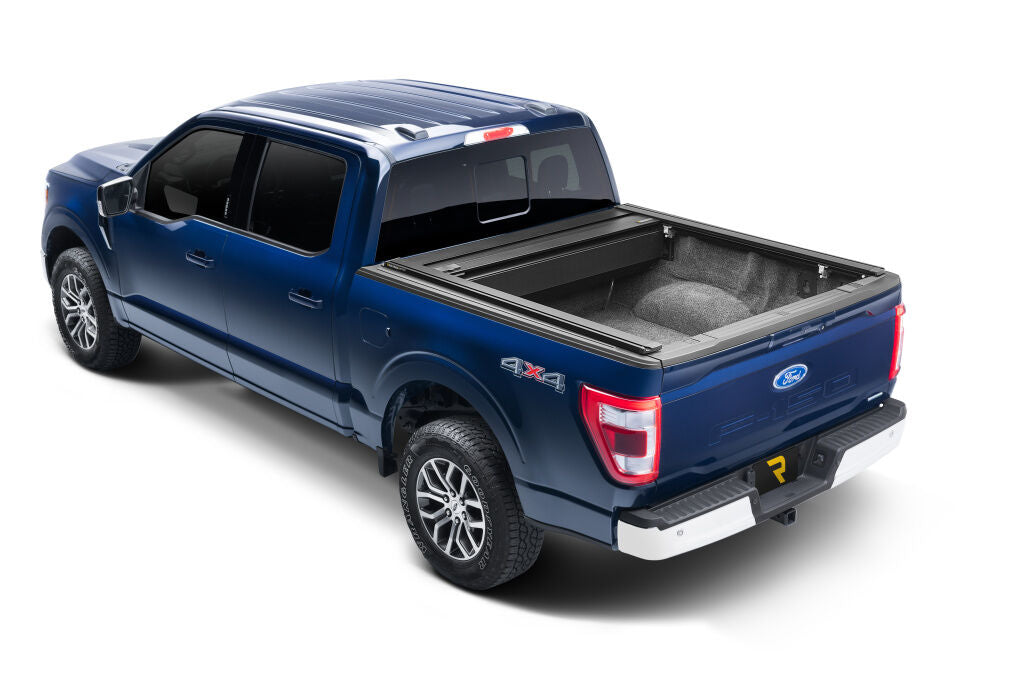 RetraxOne XR Retractable Tonneau Cover Matte One Piece Polycarbonate Construction 2021-2026 Ford F-150 5' 7 inch Bed (Includes Lightning) without Stake Pockets