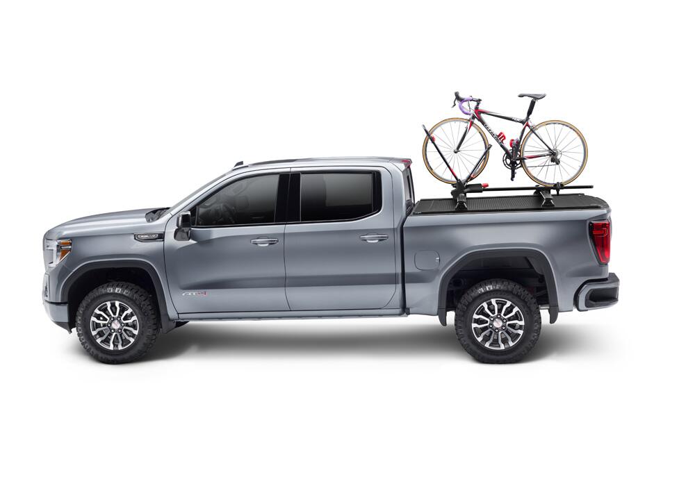 RetraxOne XR Retractable Tonneau Cover Matte One Piece Polycarbonate Construction 2019-2026 GMC Sierra (with CarbonPro Bed) 5' 9 inch Bed without Stake Pockets Standard Rails