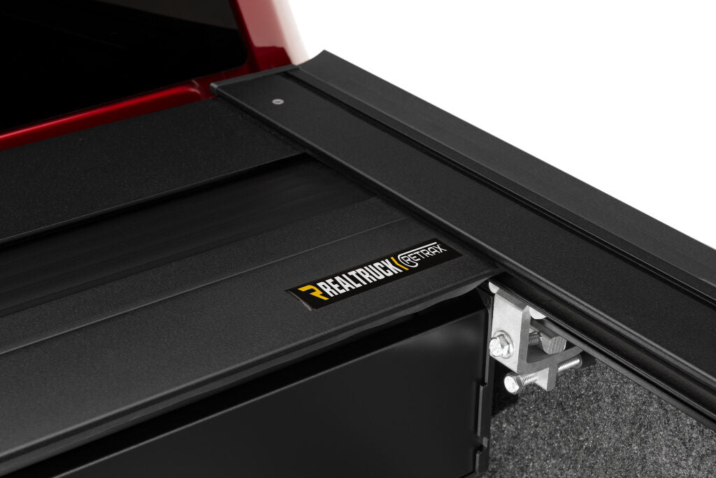 RetraxOne XR Retractable Tonneau Cover Matte One Piece Polycarbonate Construction 2004-2024 Nissan Titan Crew Cab 5' 7 inch Bed with or without Utili-Track System without Stake Pockets