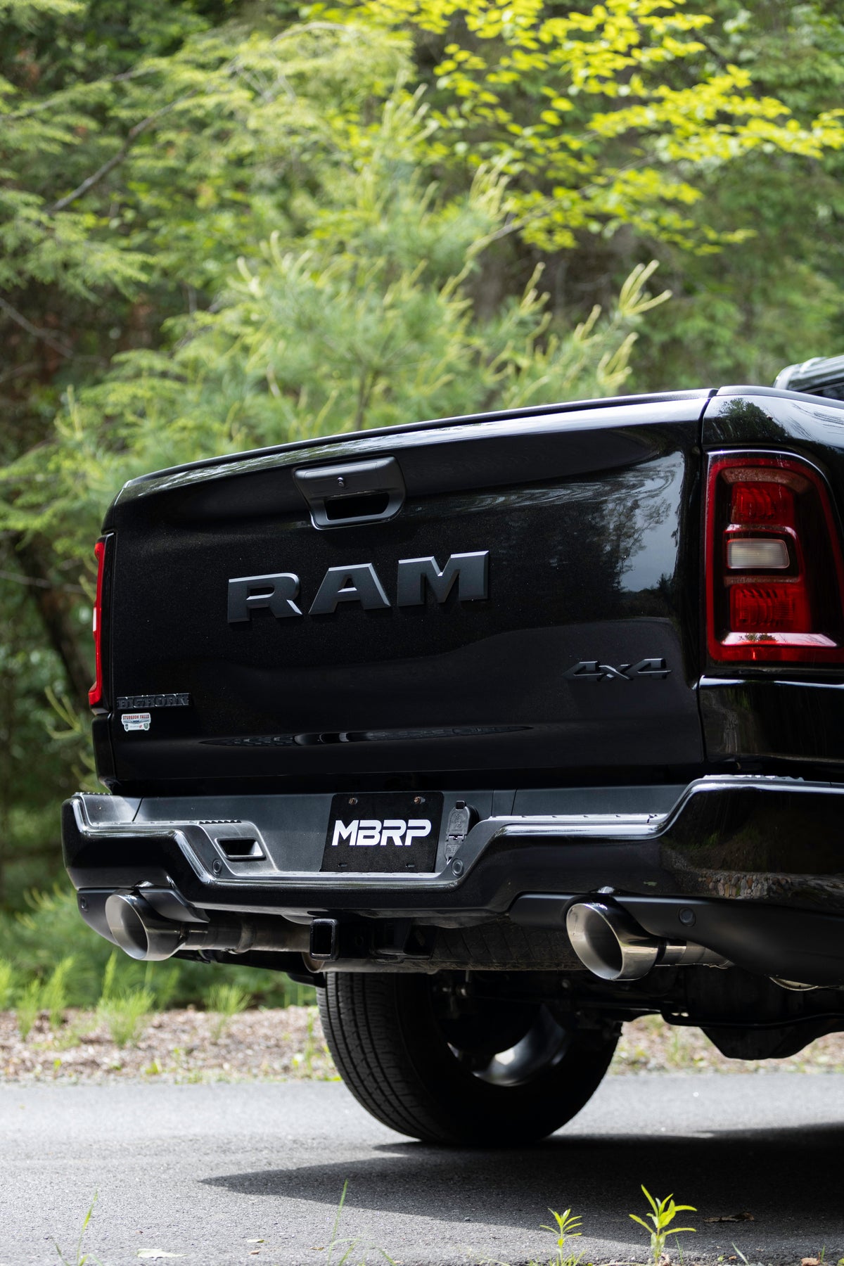 2025-Up Ram 1500 3.0L SST 5 Inch OD Mirror Polished Stainless Steel Tips Sold in Pairs MBRP