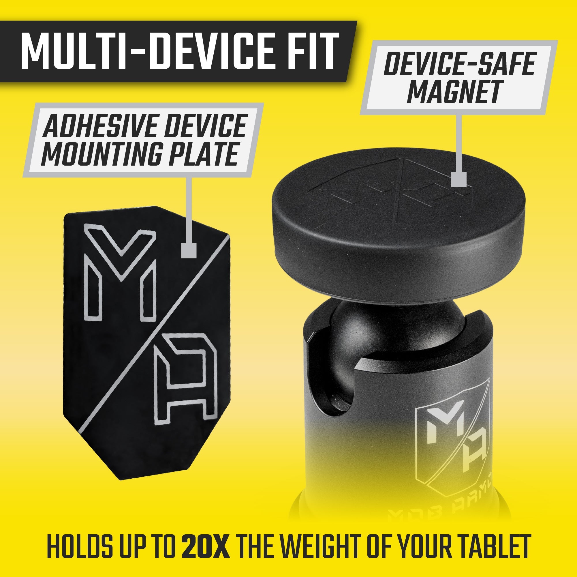 TabNetic Maxx | Rugged Magnetic Tablet Mount