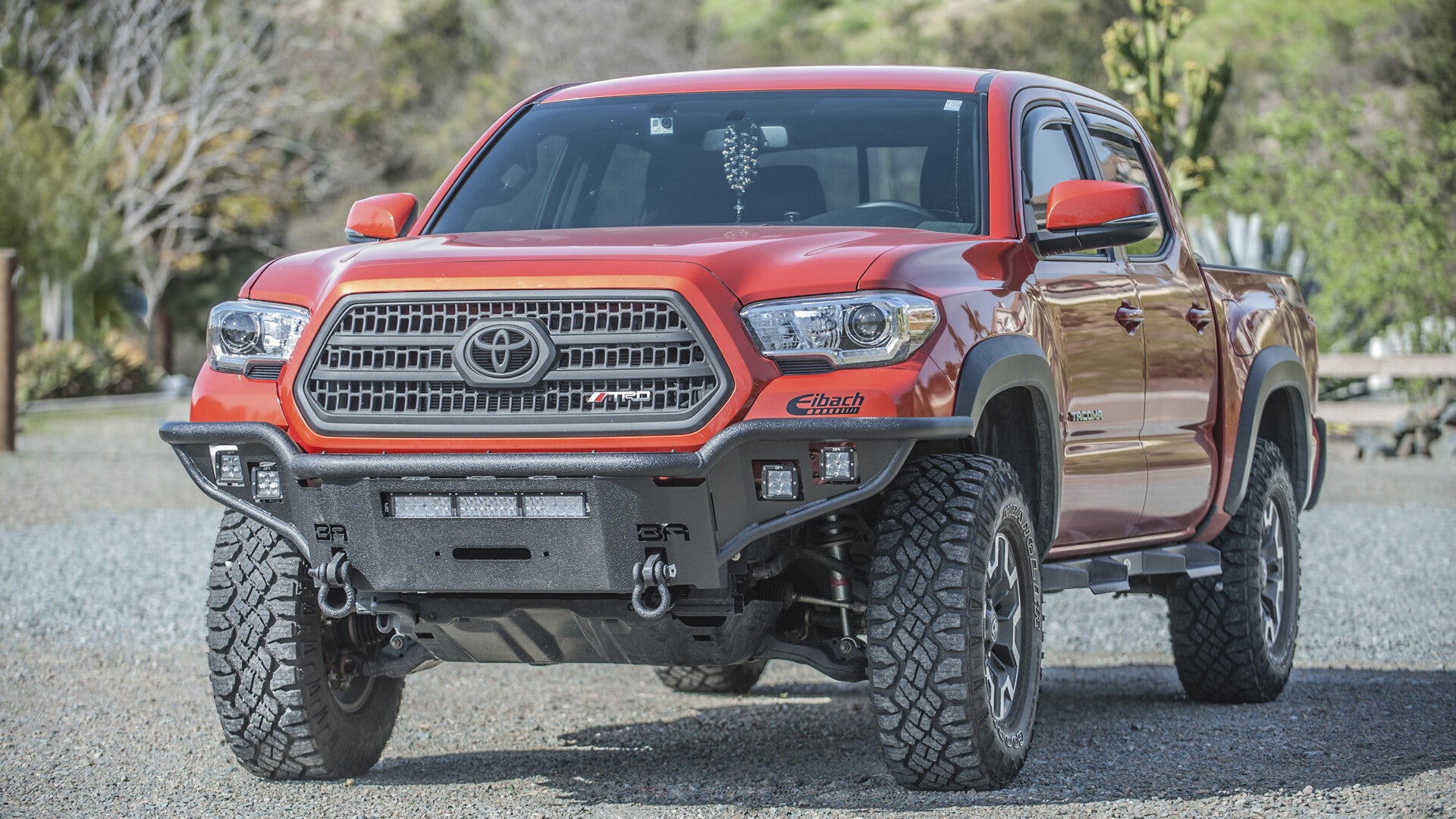 2016-2023 Toyota Tacoma Desert Series Front Winch Bumper Body Armor 4X4