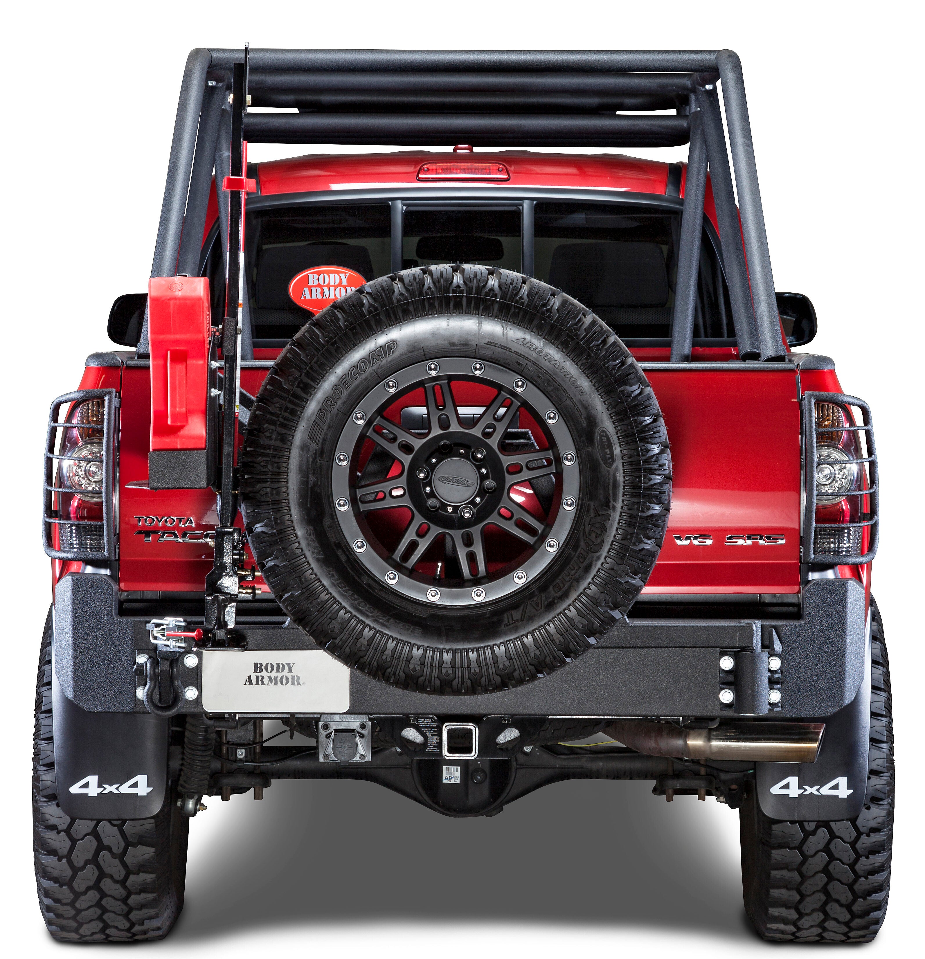 2005-2015 Toyota Tacoma Rear Bumper Body Armor 4X4