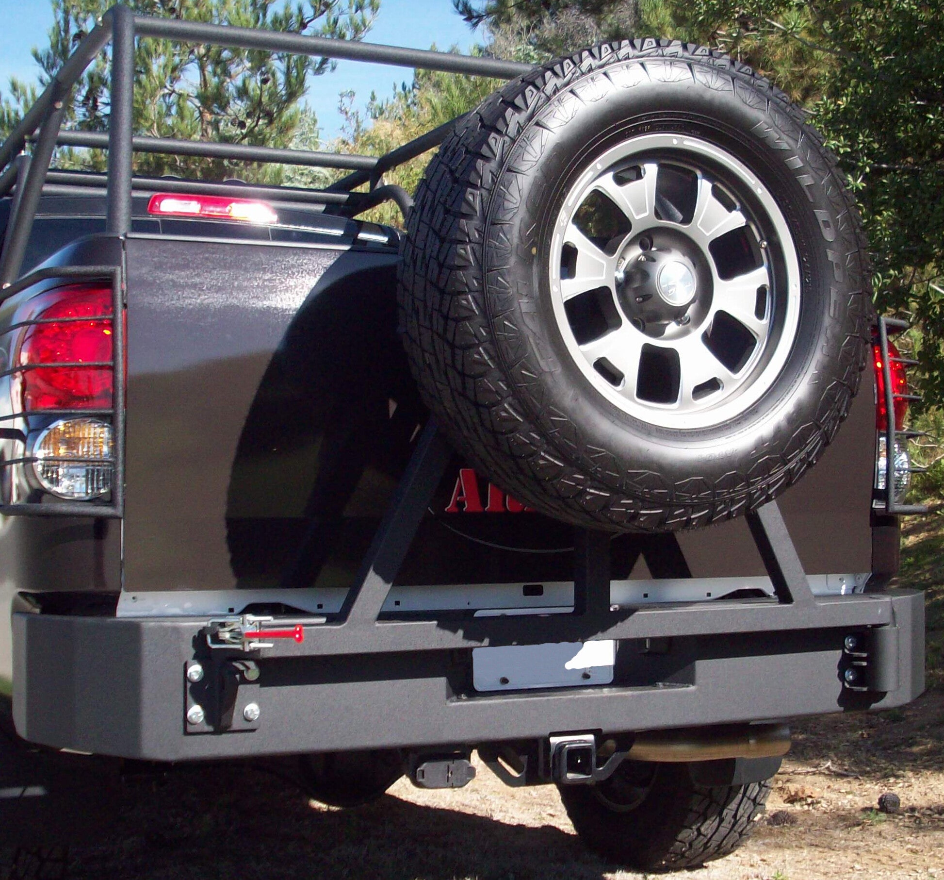 2005-2015 Toyota Tacoma Rear Bumper Body Armor 4X4