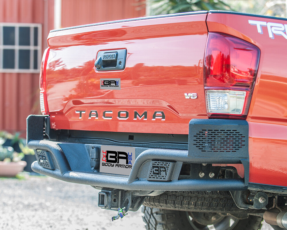 2016-2023 Toyota Tacoma Desert Series Rear Bumper Body Armor 4X4