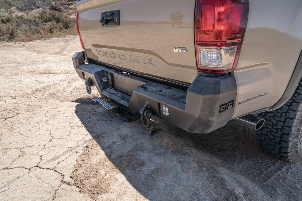 2016-2023 Toyota Tacoma Pro Series Rear Bumper Body Armor 4X4
