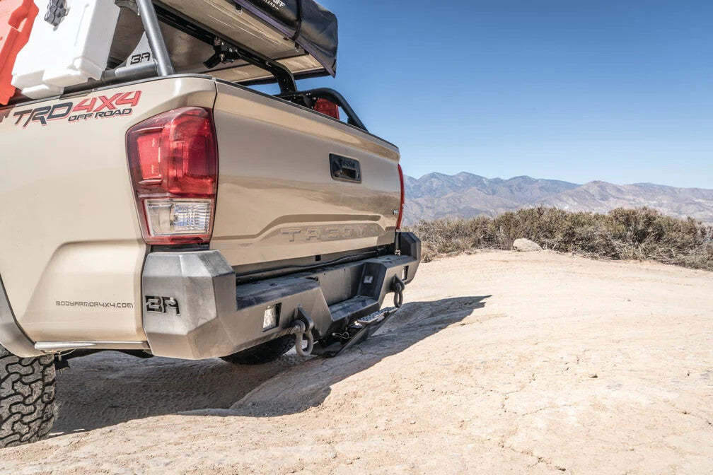 2016-2023 Toyota Tacoma Pro Series Rear Bumper Body Armor 4X4