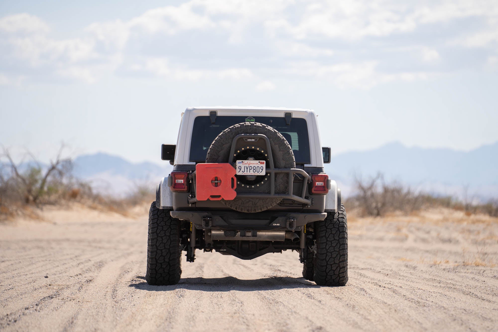 2018 2025 Jeep Wrangler JL Body Mounted Tire Carrier DV8 Offroad