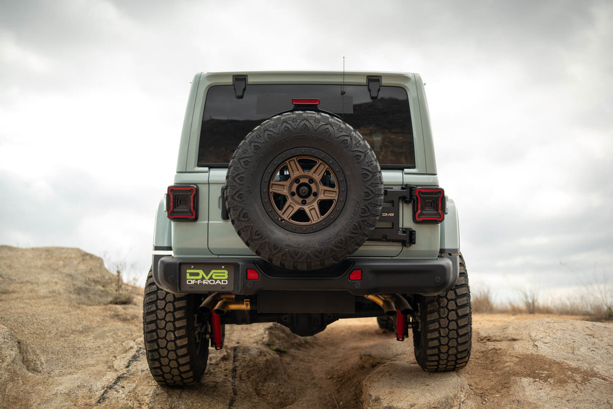 2018 2025 Jeep Wrangler JL Spare Tire Carrier DV8 Offroad