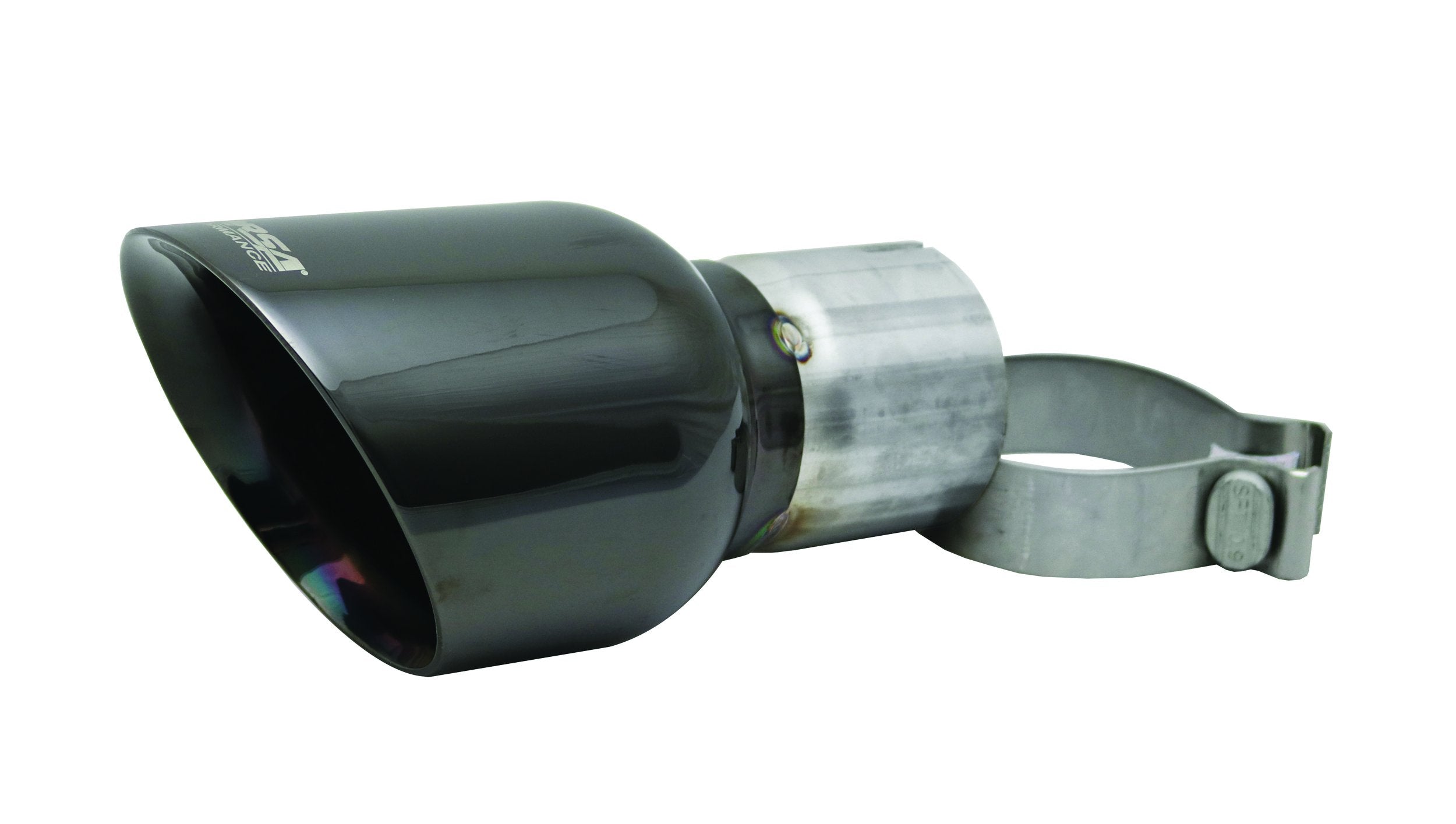Single 4.5 Inch Black Pro-Series Tip (Clamp Included) 3.0 Inch Inlet Fits 09-17 Dodge Ram (2 Required) Stainless Steel Corsa Performance