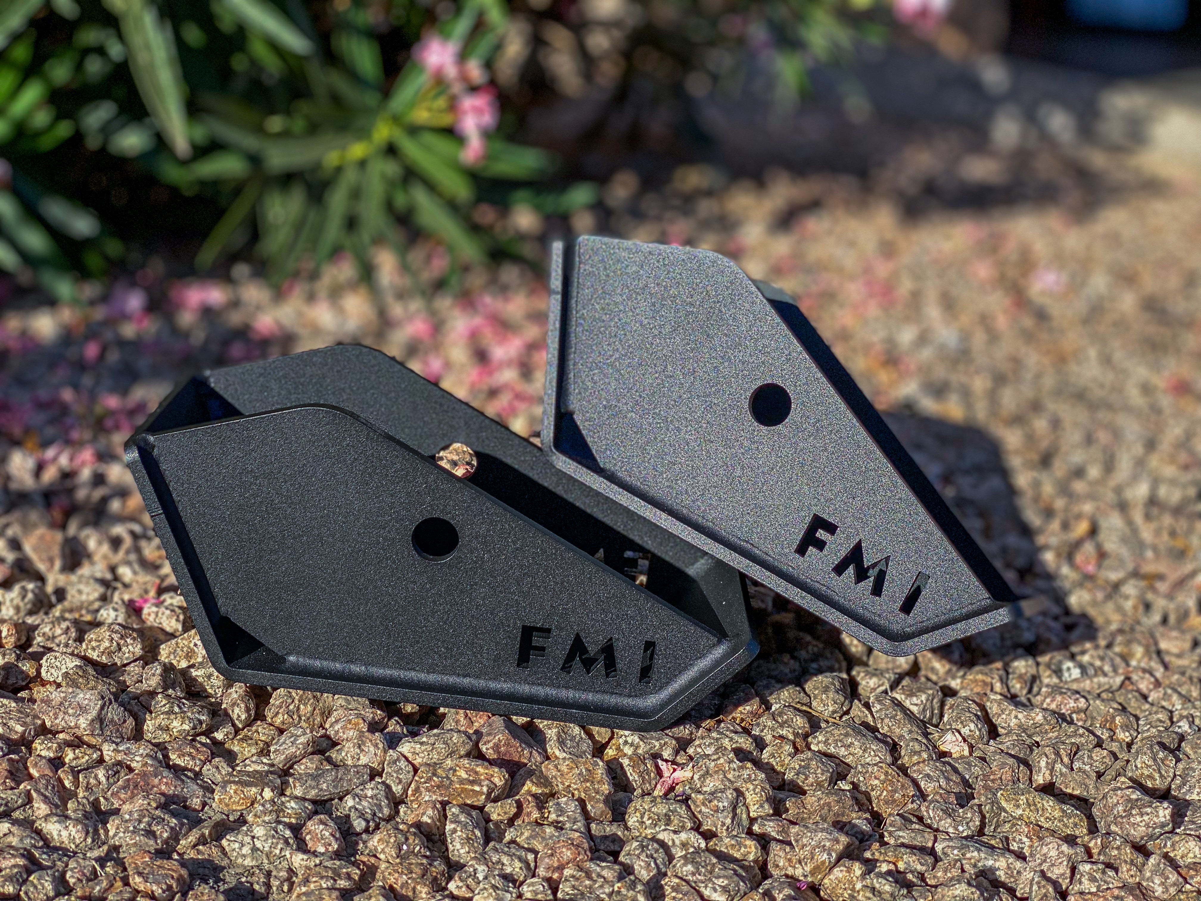 2025 Ram RHO Rear Shock Skid Kit designed for offroad protection and durability, featuring a sleek black finish.