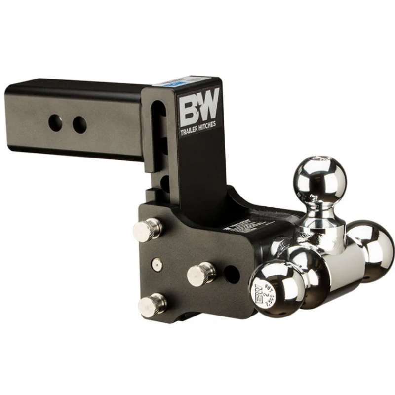 B&W Trailer Hitches 2.5 Model 8 Black Tri-Ball Mount Hitches Model TS20048B
