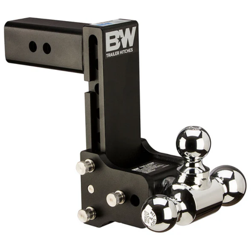 B&W Trailer Hitches 2.5 Model 10 Black Tri-Ball Mount Hitches Model TS20049B