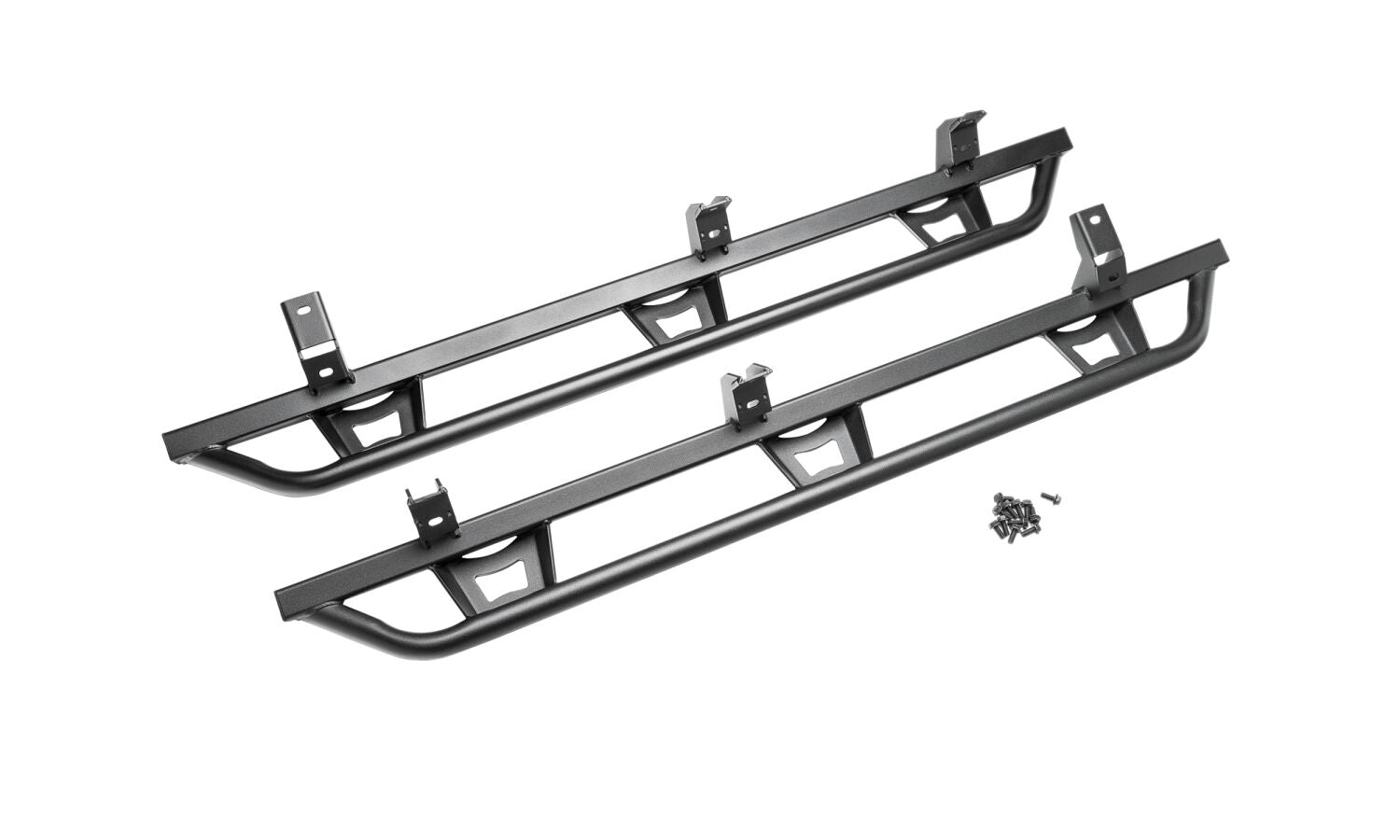 TrailSlider Step System Full Length (2 Steps per Side) 2021-2025 Ford Bronco 4-Dr Textured Black NFab