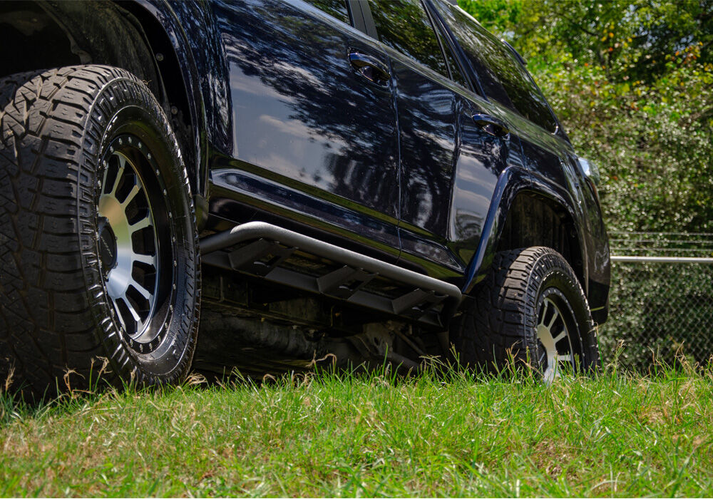 TrailSlider Step System Cab Length (2 Steps per Side) 2015-2025 Chevy Colorado/GMC Canyon Crew Cab Textured Black NFab