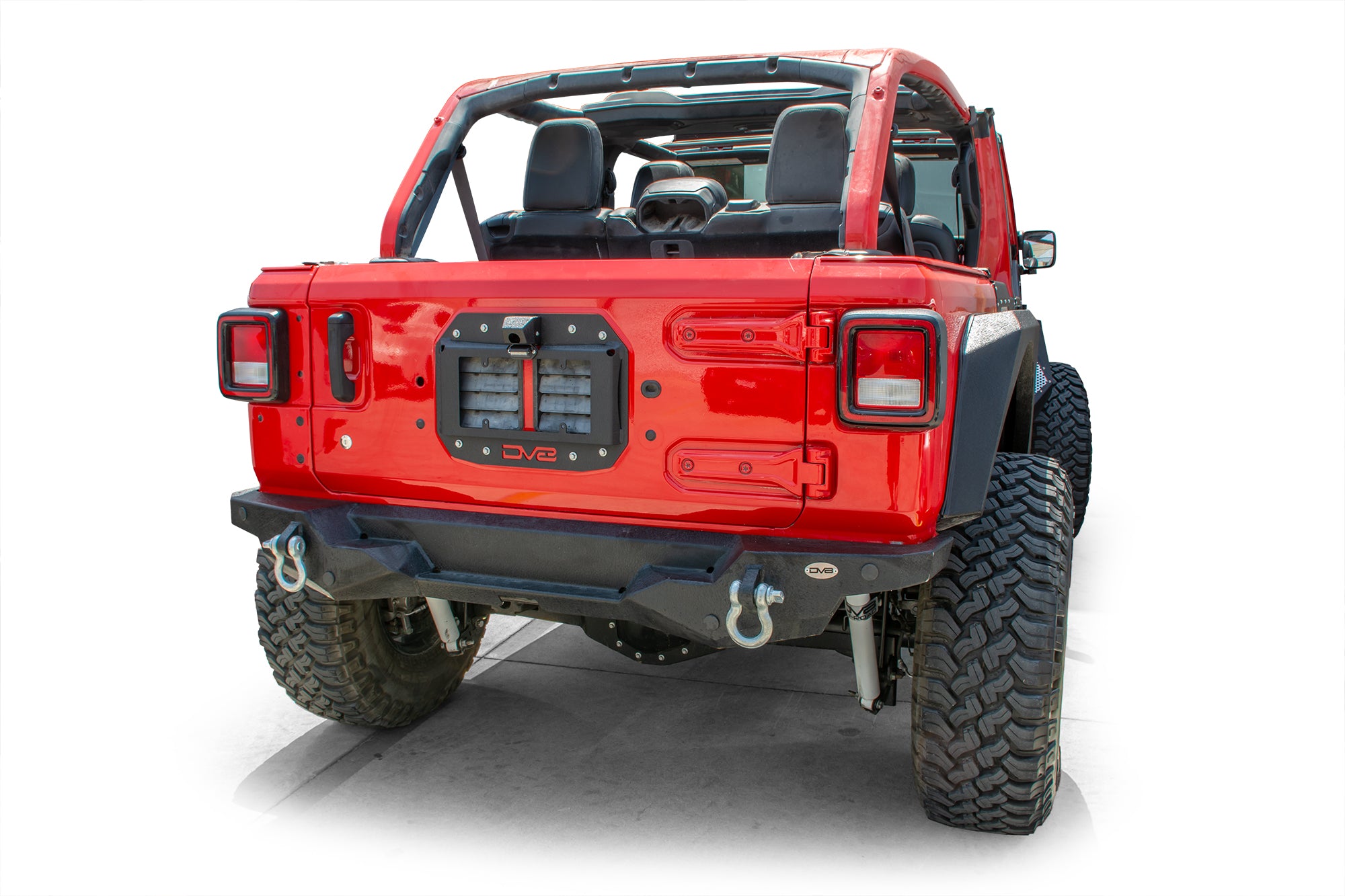 2018 2024 Jeep Wrangler JL JLU Jeep Jl Spare Tire Delete Kit W/ Camera Housing DV8 Offroad