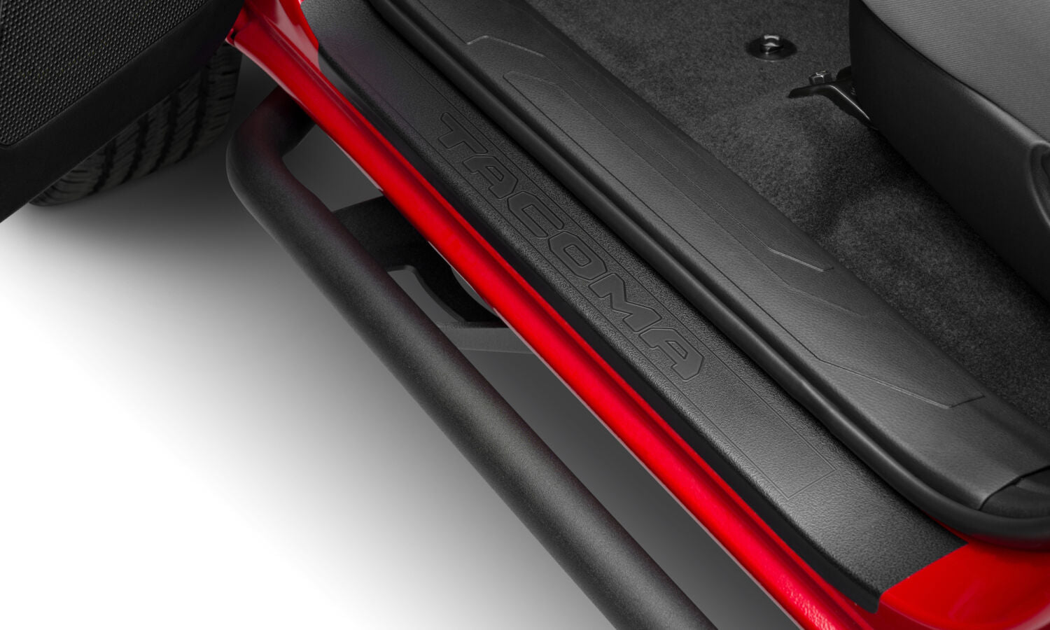 TrailSlider Step System Cab Length (2 Steps per Side) 2016-2023 Toyota Tacoma Double Cab Textured Black NFab