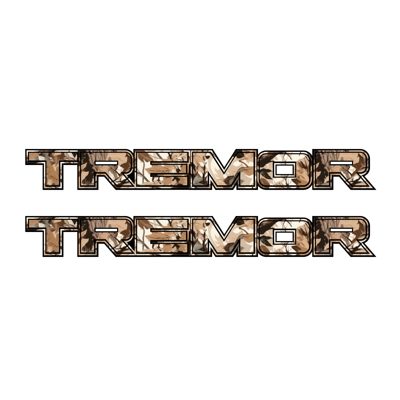 Tremor Decals Camouflage Truck Bed Side Nature Camo Stickers Ford F150 F250
