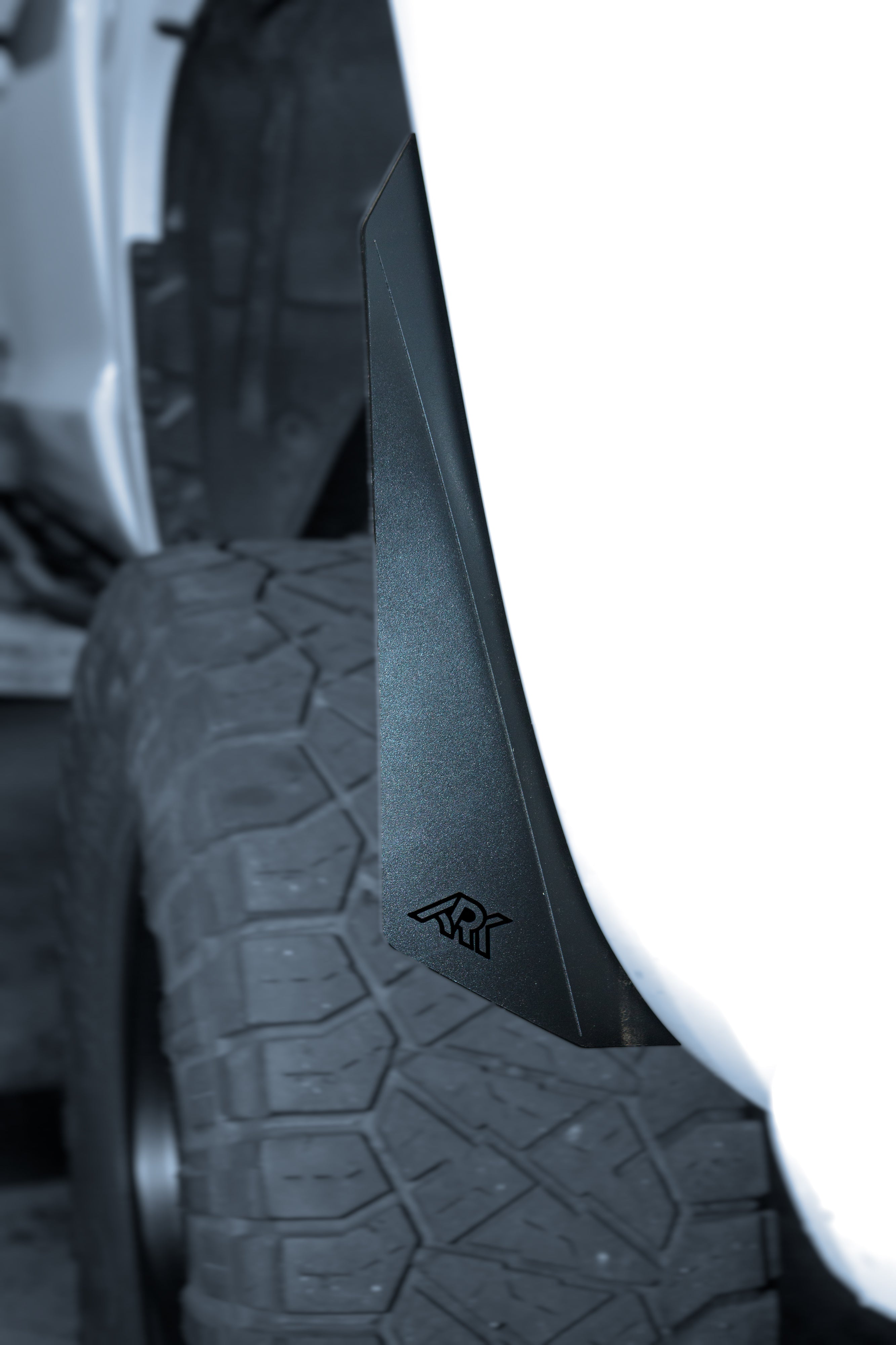 TriXpoly splash guards and mudflaps for 2007-2021 Toyota Tundra, designed to protect against mud and debris.