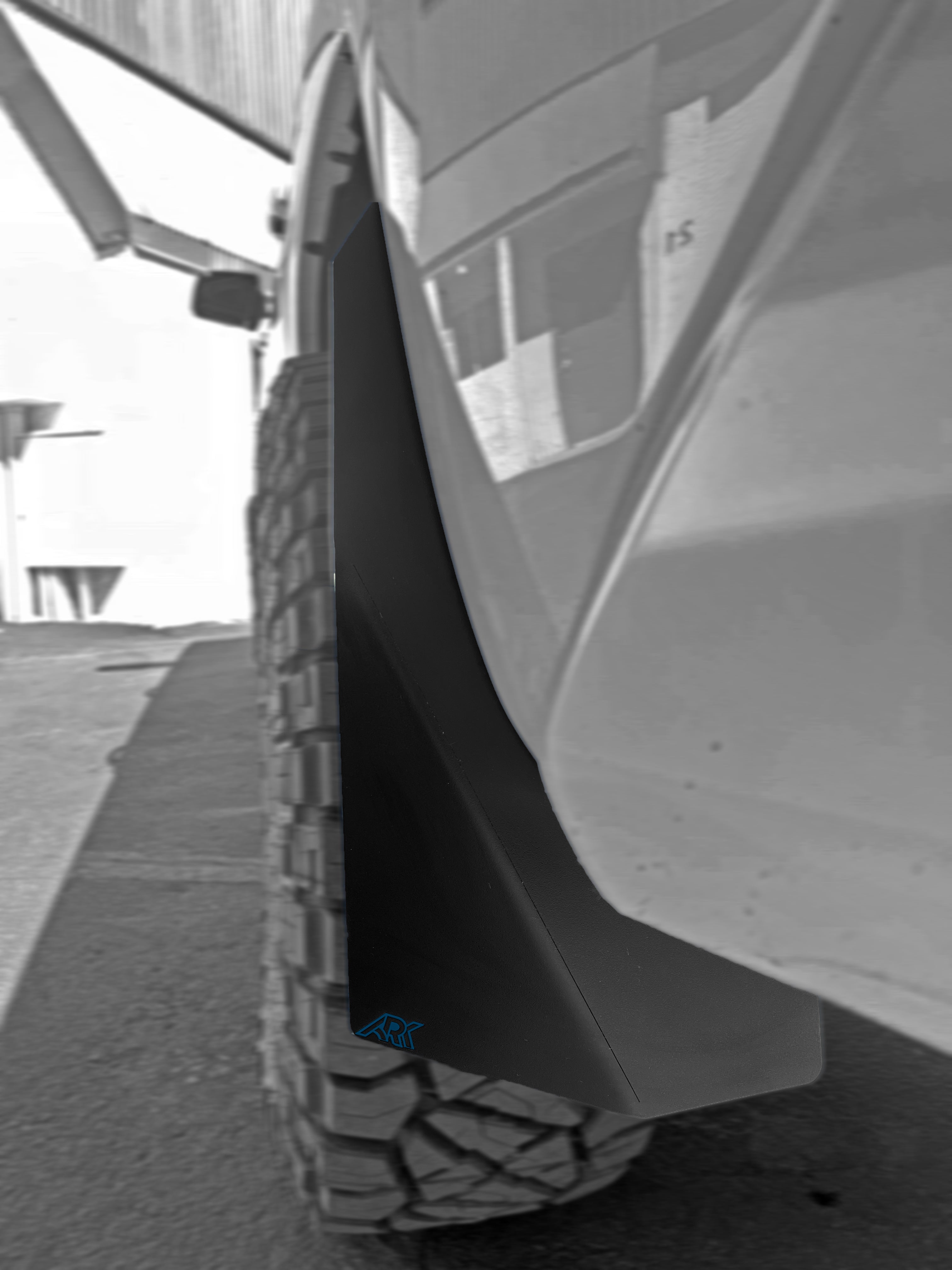 TriXpoly splash guards and mudflaps for 2007-2021 Toyota Tundra, designed for off-road protection and durability.