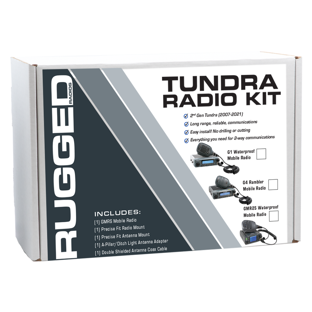 Toyota Tundra Two-Way GMRS Mobile Radio Kit - Rambler G4