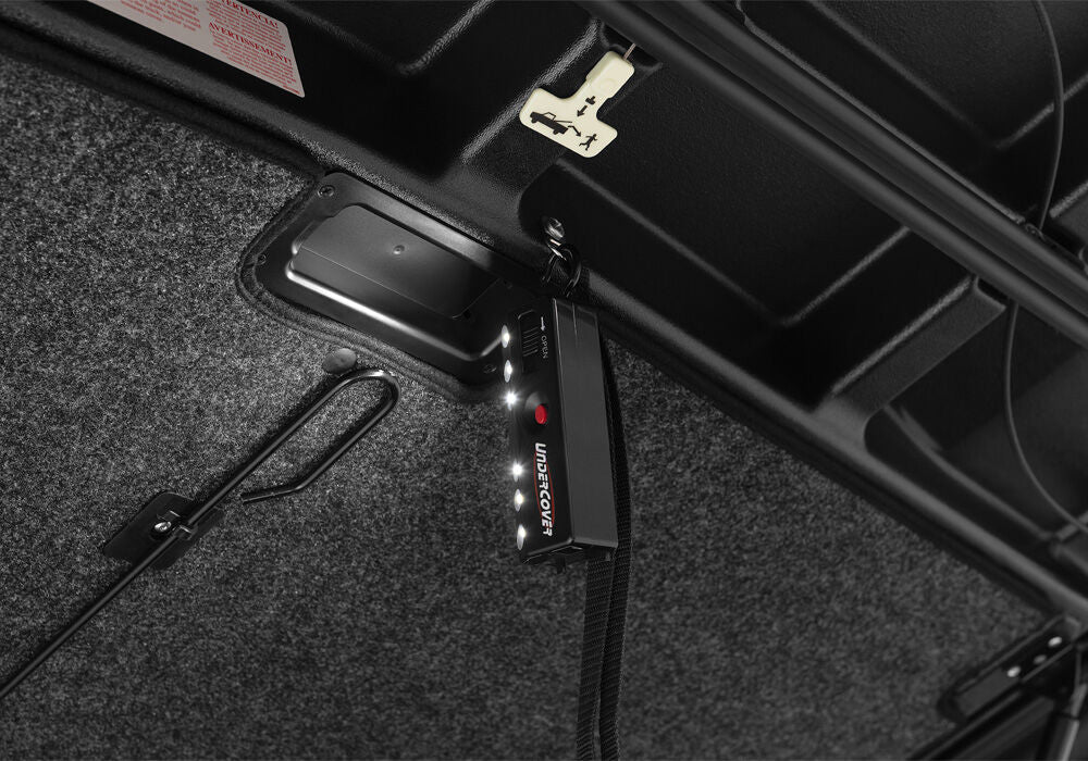 Tonneau Cover Elite LX 2021-2025 Ford F-150 5 Foot 7 Inch Bed Crew (Includes Lightning) Without Pro-Access Tailgate Stone Gray UnderCover